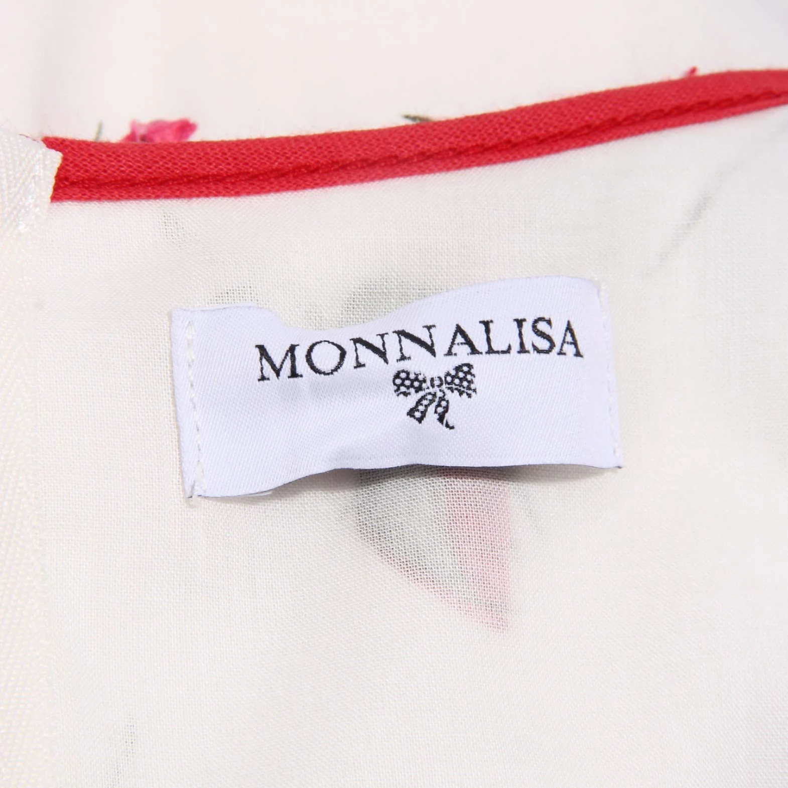 5741AC vestito bimba GIRL MONNALISA cotton sleeveless dress