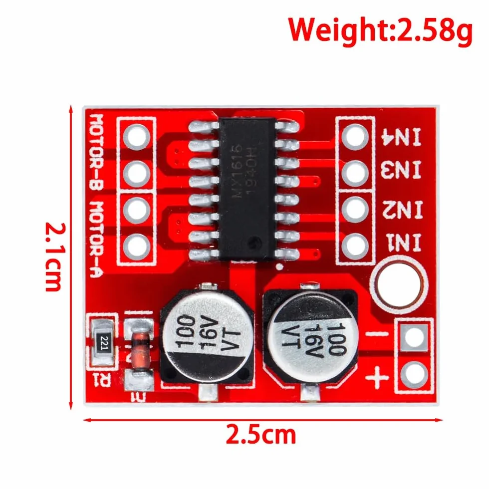DollaTek 5 sztuk Dual Driver L298N PWM Speed ??DC silnik sterownik deska z podwójnym mostkiem silnika krokowego H-Bridge