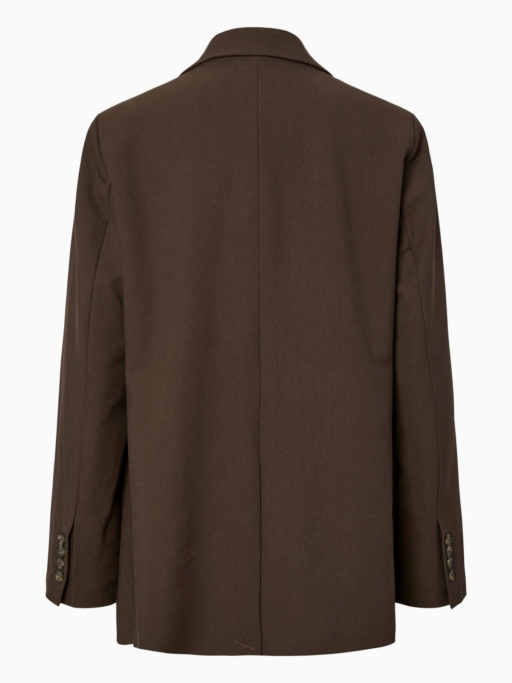 Y.A.S Yasreemaj Ls Blazer Noos, czekoladowobrązowy, 36