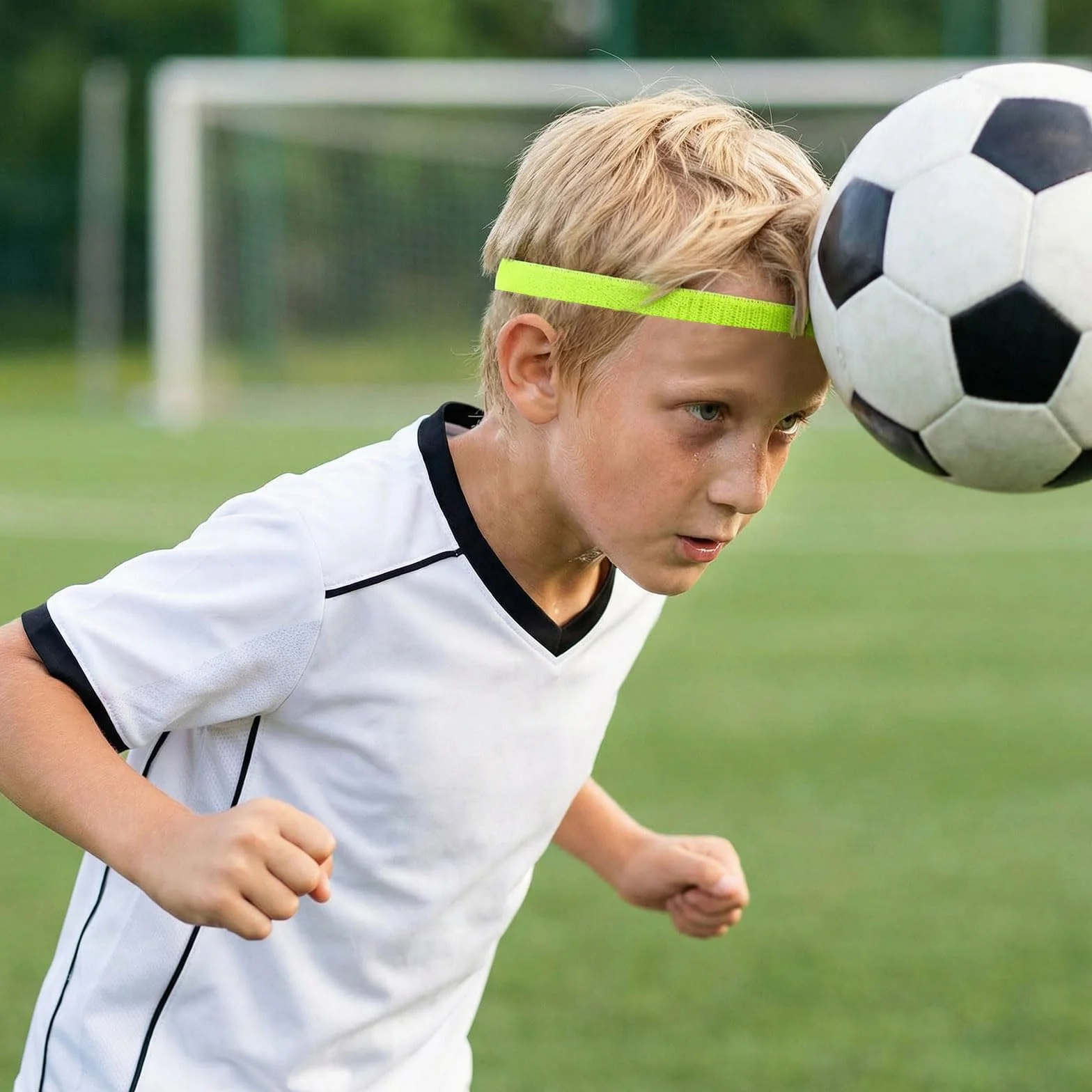Dziecięce opaski sportowe, 5 szt., antypoślizgowe, elastyczne opaski sportowe, cienka opaska na głowę dla chłopców, dziewcząt, opaska na głowę dla chłopców, piłka nożna, jogging, jazda na