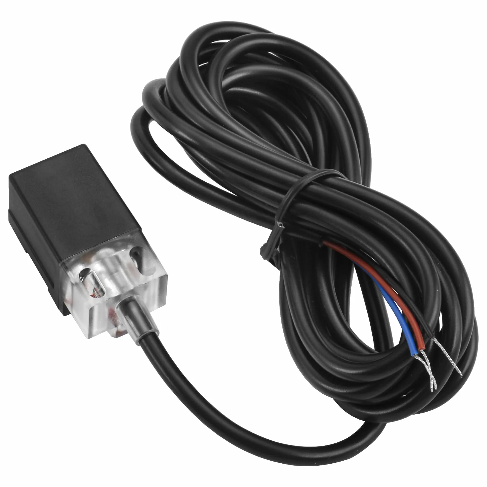 Heschen Kwadratowy czujnik zbliżeniowy indukcyjny przełącznik typ non-Shield PL-05P2 odległość detektora 5 mm 10-30 VDC 200 mA PNP normalnie zamknięty (NC) 3 przewody