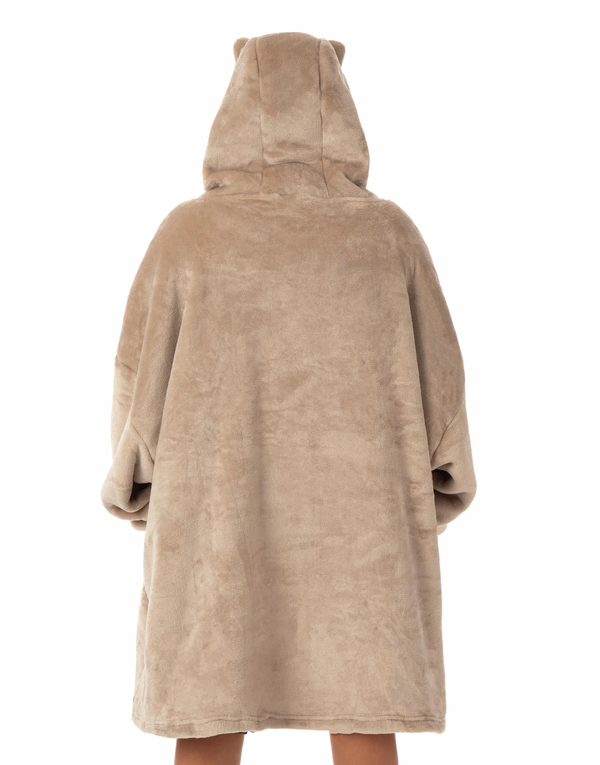 Damska bluza z kapturem Pusheen Brown Haftowana | Rozkoszuj się przytulnym komfortem z tym Pusheen VUddie | Jeden rozmiar dla wszystkich | Zanurz się w zabawnych przygodach ze swoim ulubionym kotem