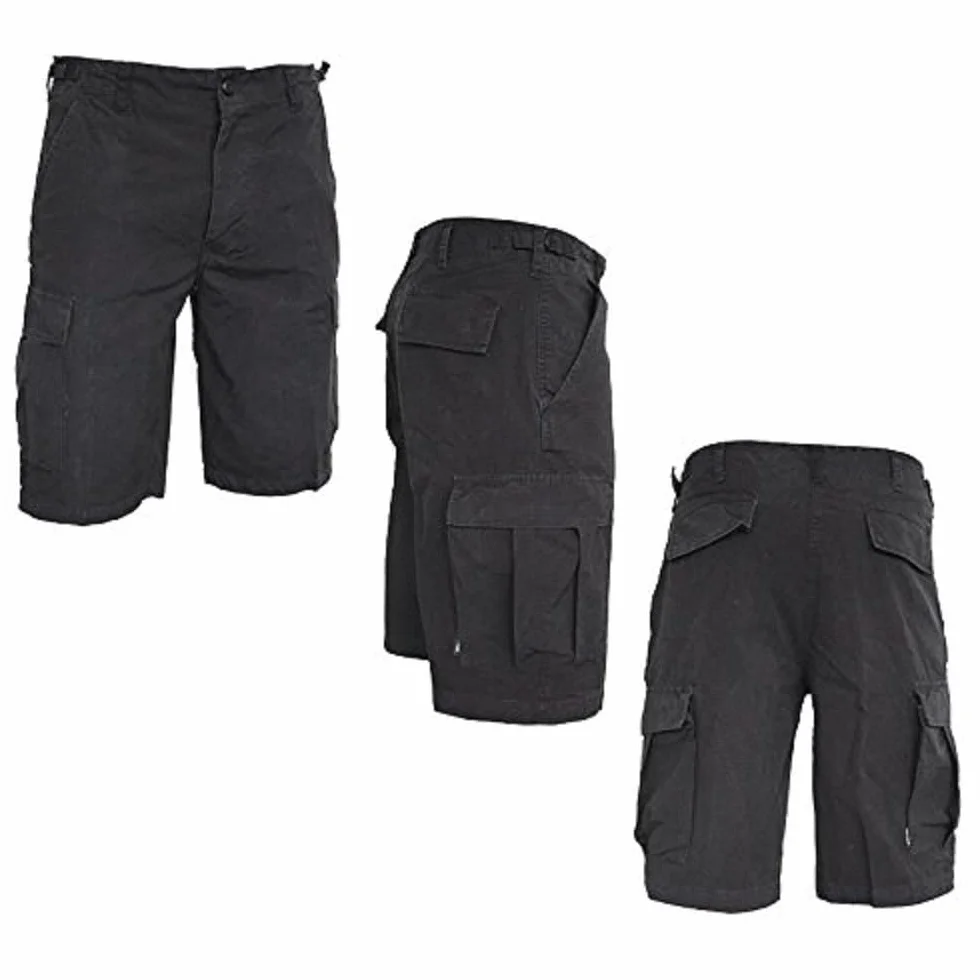 Miltec US Bermudy CO Prewash Czarny 905