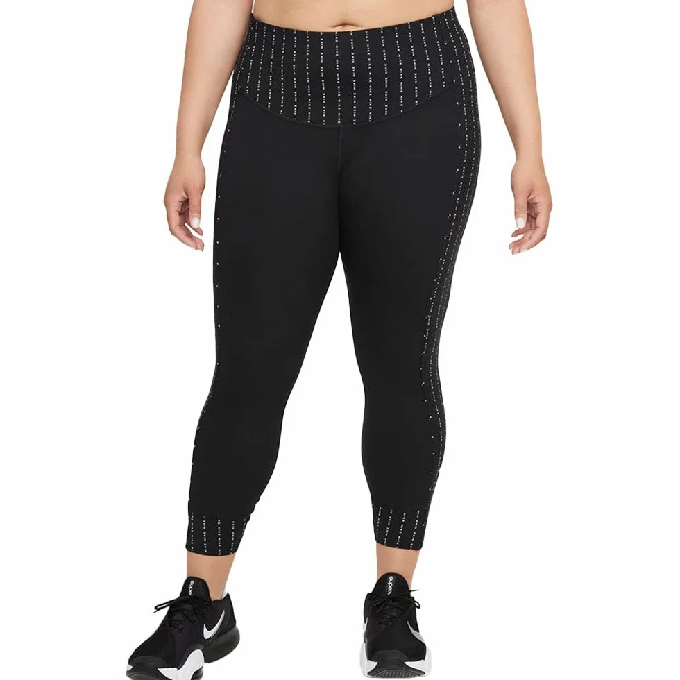 NIKE W NK ONE LX DF ICNCLSH MR 7/8 - Leginsy Kobiety