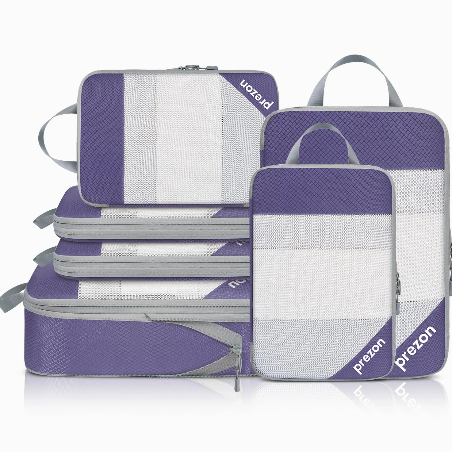 Indygo Kompresyjne kostki do pakowania 6 set organizer bagażu podróżny