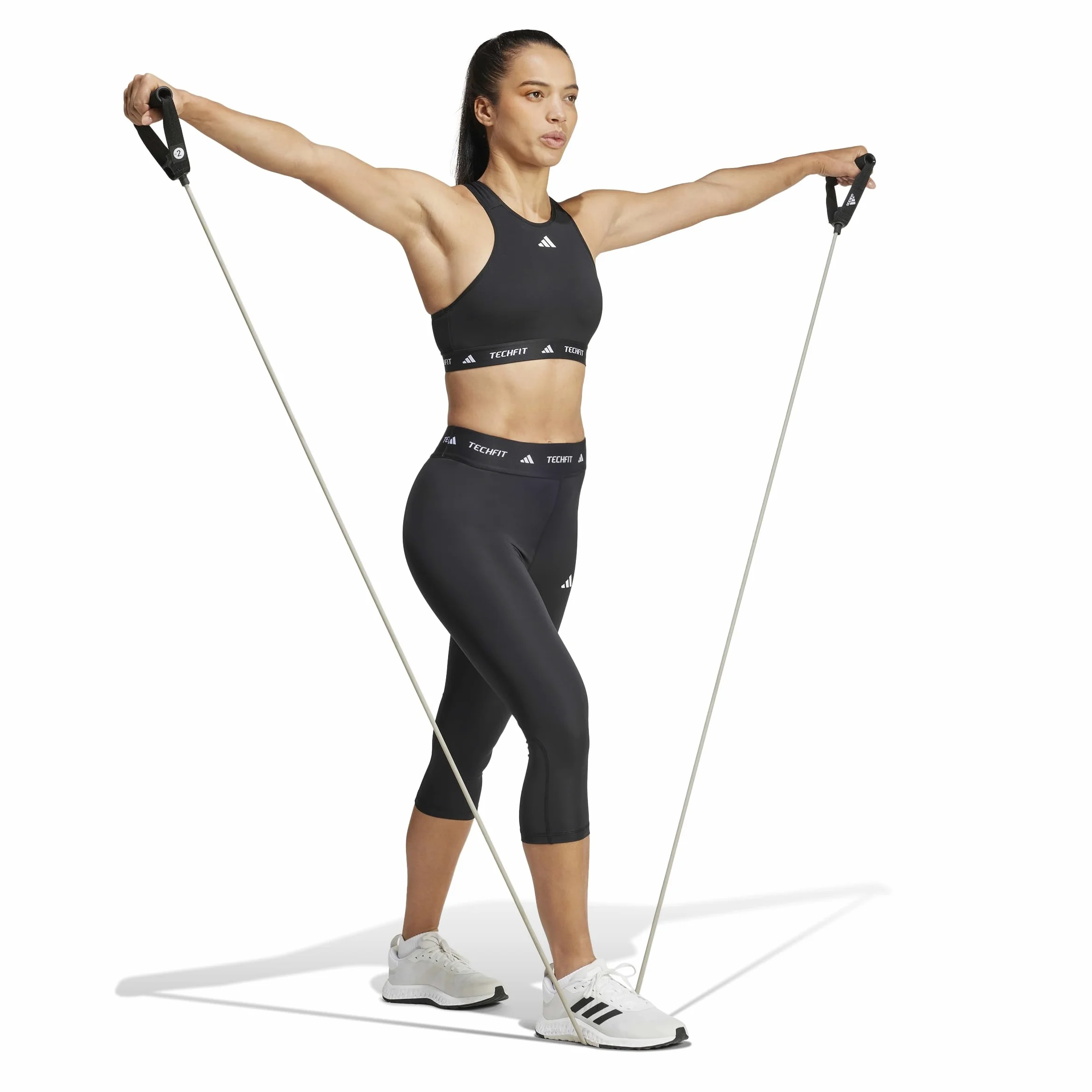 adidas TECHFIT Capri Leggings - Rajstopy Kobiety