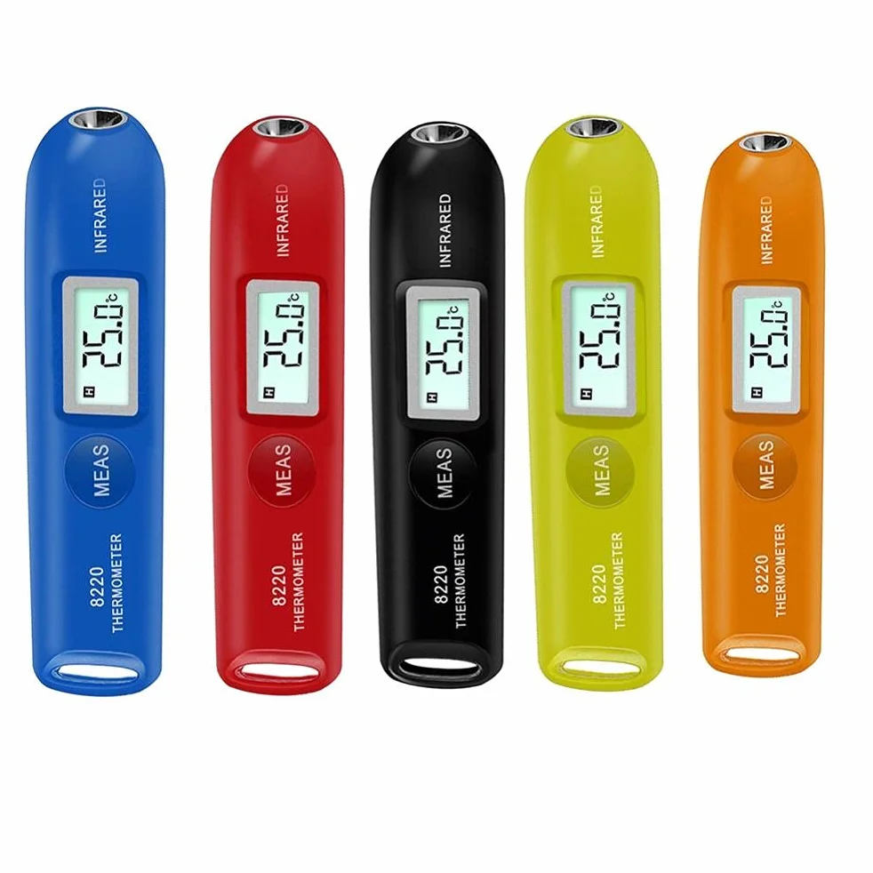 Mini termometr na podczerwień z ekranem LCD, przenośny rysik do bezdotykowych testów, wybór stopni Celsjusza/Fahrenheita (1)