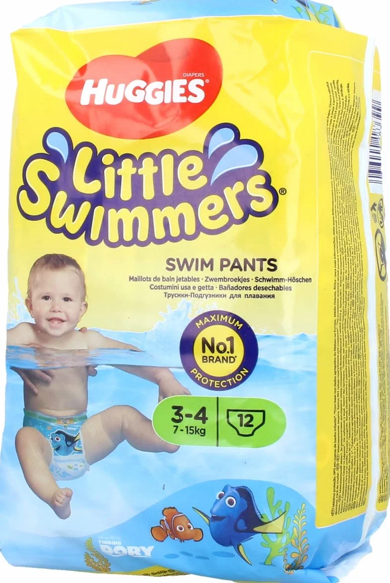Huggies Little Swimmers Pieluchy do Pływania, Rozmiar 3-4