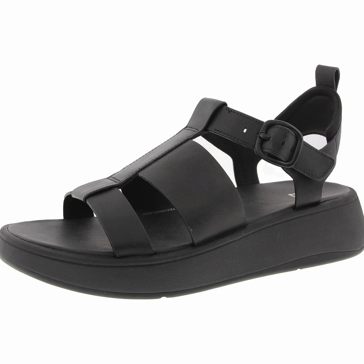 Fitflop Kobiety F-mode Leather Flatform Fisherman SandalsSandał rybacki