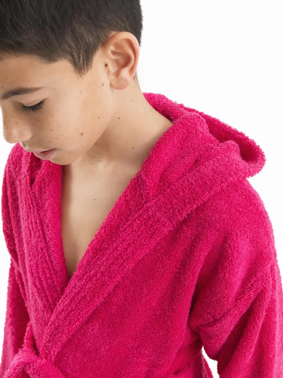Top Towel - Komfort - Szlafrok dziewczęcy - Szlafrok chłopięcy - 100% bawełna - frotte 450 grms. 14-16 lat, różowy