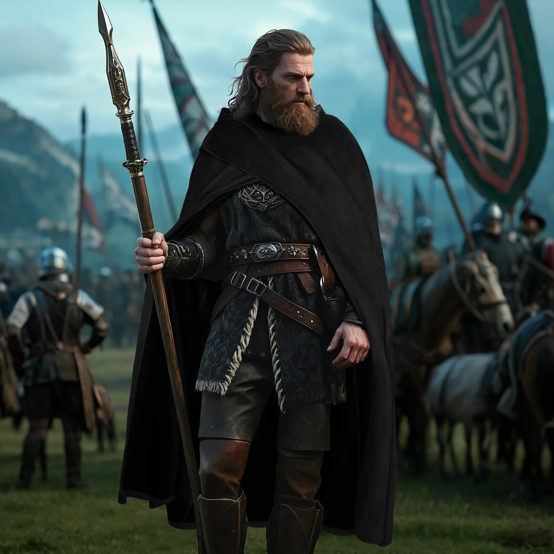 keland Średniowieczna peleryna z kapturem, renesansowa peleryna z kapturem, kostium Hobbit