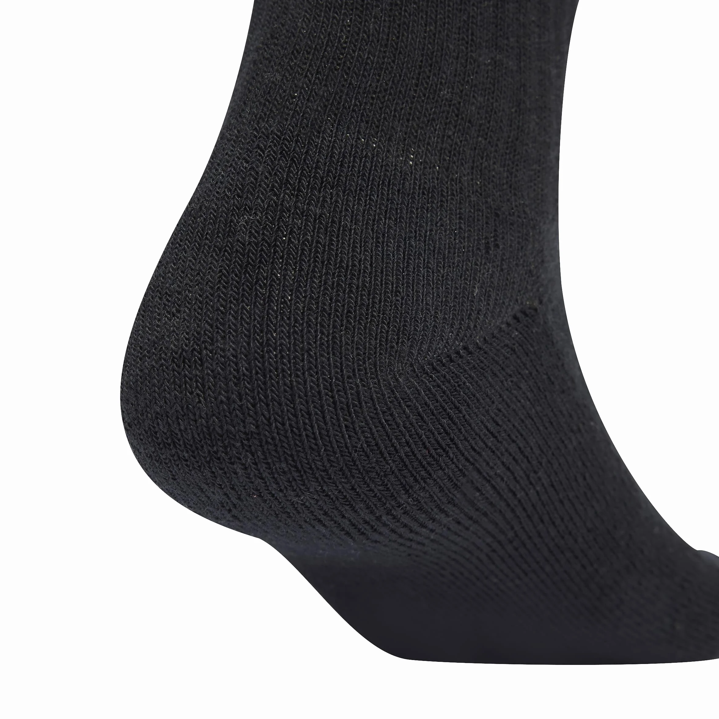 adidas Uniseks Linear Crew Socks Cushioned Socks 6 Pair Pack, Medium Grey Heather/White/Black, 40-42