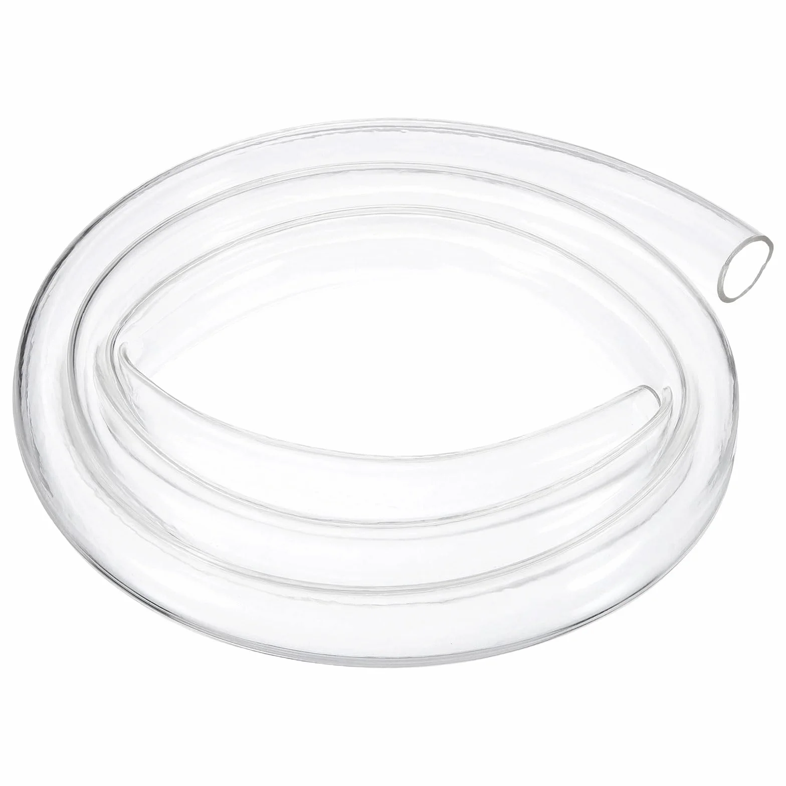 QUARKZMAN Wąż PVC, 30 mm ID x 36 mm OD - długość 6 stóp, przezroczysta winylowa rura wodna, lekka, elastyczna rura wodna z tworzywa sztucznego do akwaponików, węża powietrza, nawadniania