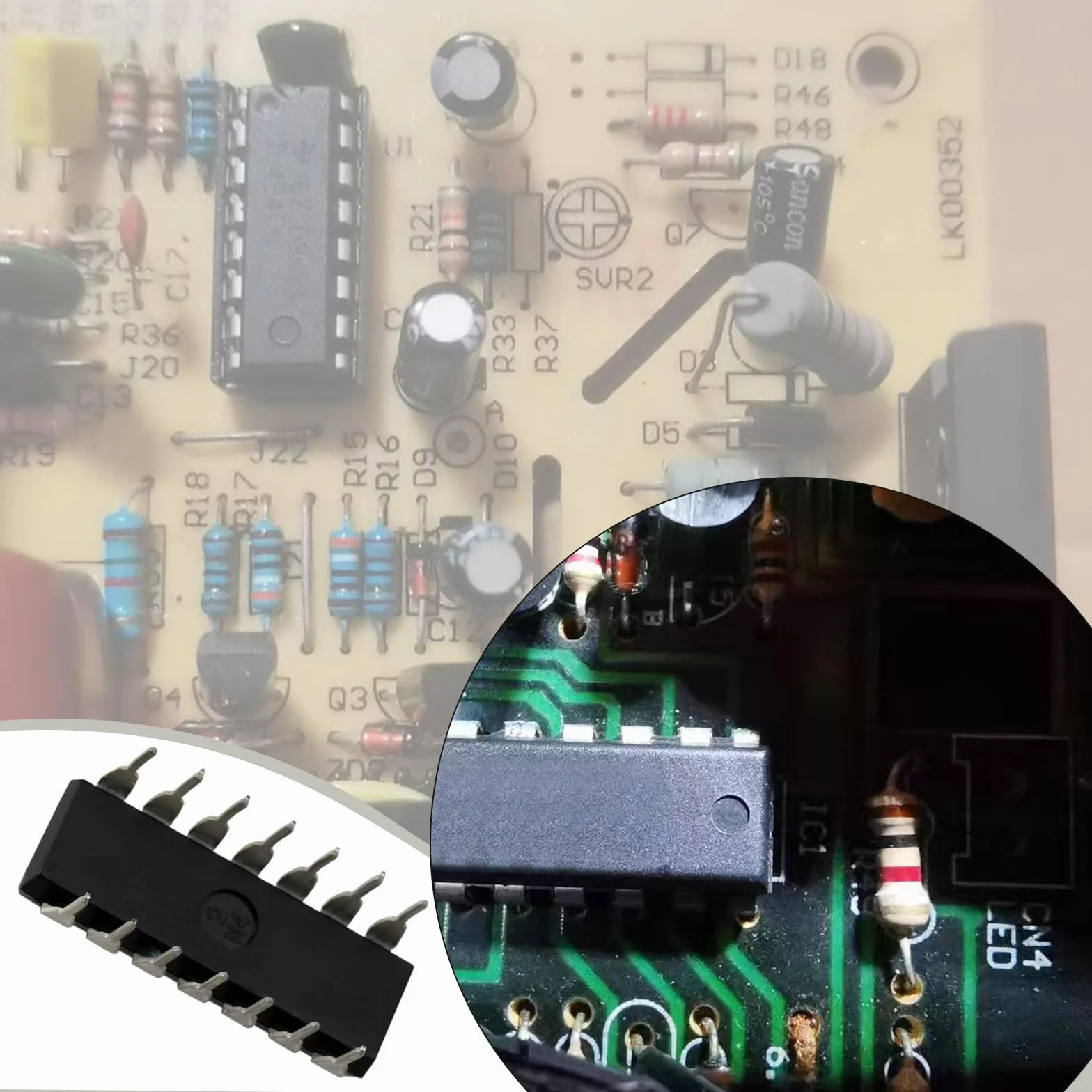 OTOTEC 20 szt. TL074CN wzmacniacz operacyjny zamiennik TL074 wzmacniacz operacyjny układ scalony DIP-14 niski poziom hałasu JFET chip wejściowy do przetwarzania sygnału audio