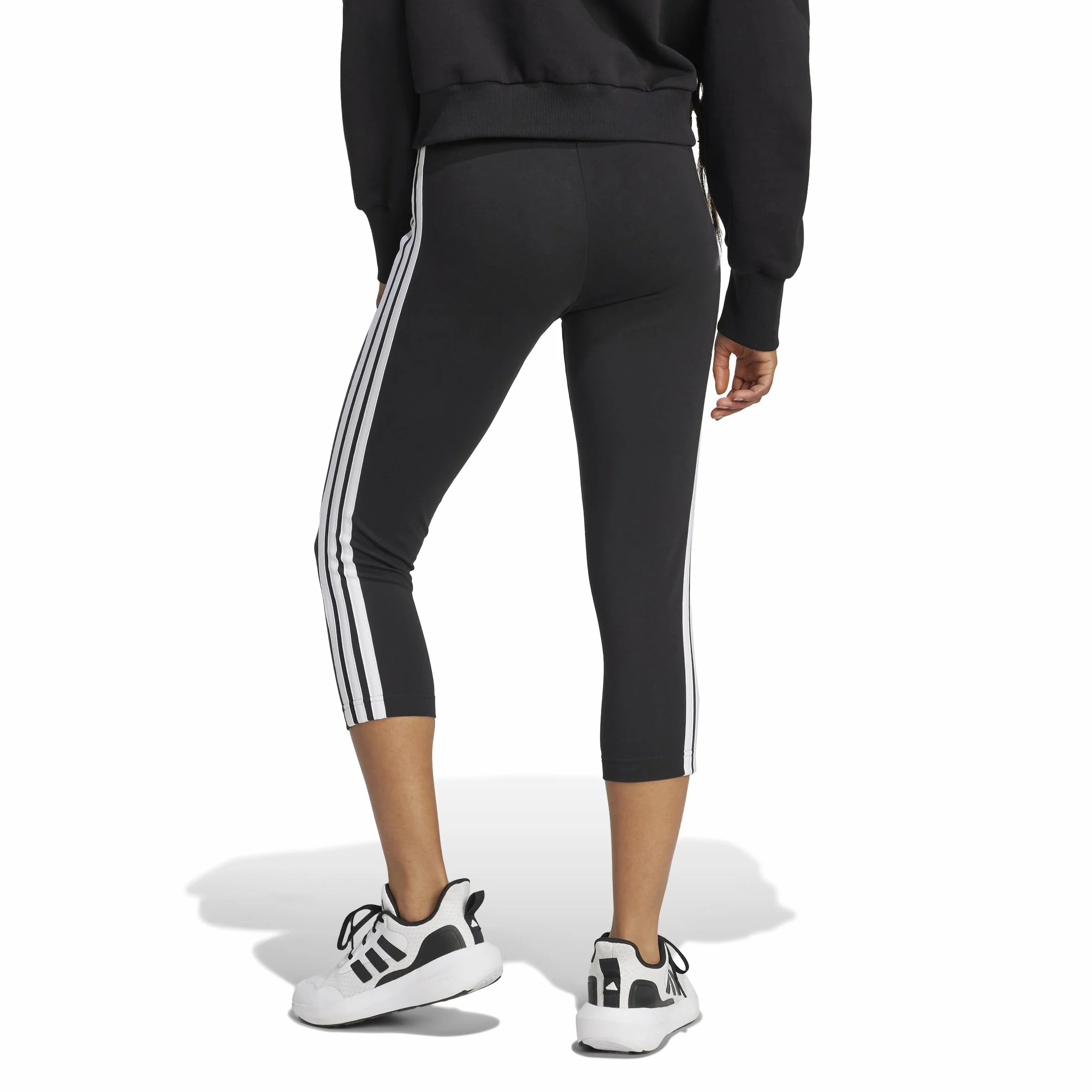 adidas Essentials 3-stripes Leggings 3/4 Długości Rajstopy Kobiece