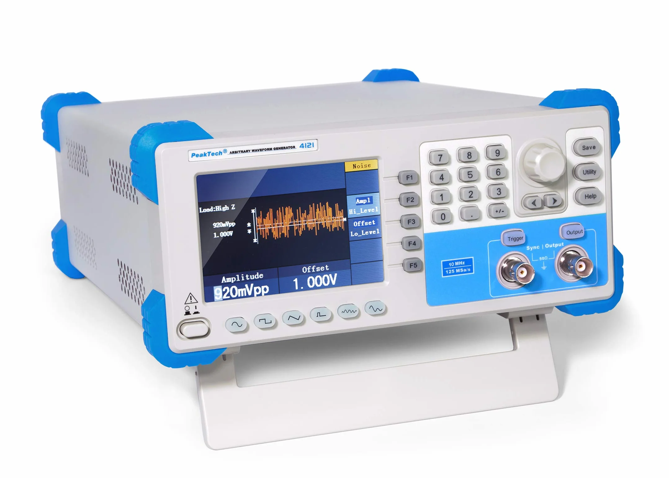 PeakTech P 4121-1-Kanałowy generator sygnałów arbitralnych ~ 1 µHz - 10 MHz ~ z wyświetlaczem TFT
