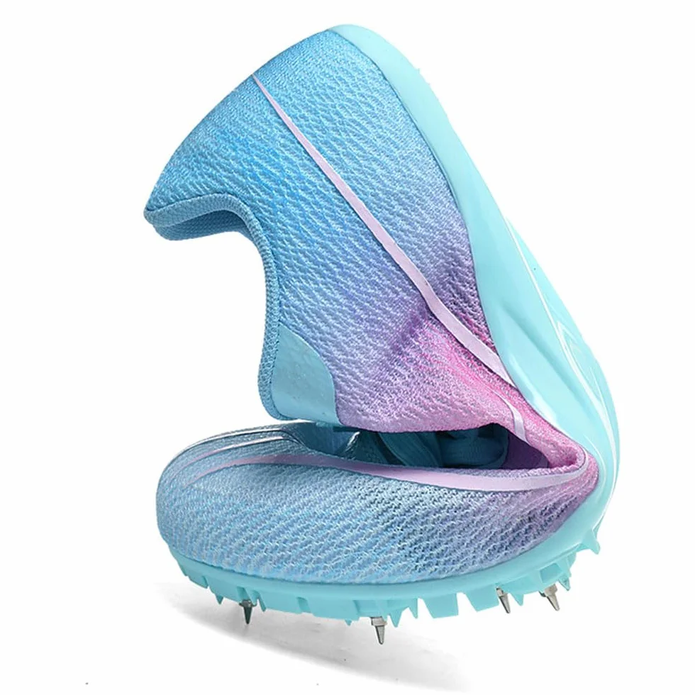 Sportowe buty do biegania Kolce Buty Męskie Damskie oddychające 8 Nails Lekkoatletyka Trampki antypoślizgowe Buty treningowe Sprint Wyścigi na torze Kolce Jump Sneaker Profesjonalne konkursowe,35-45EU