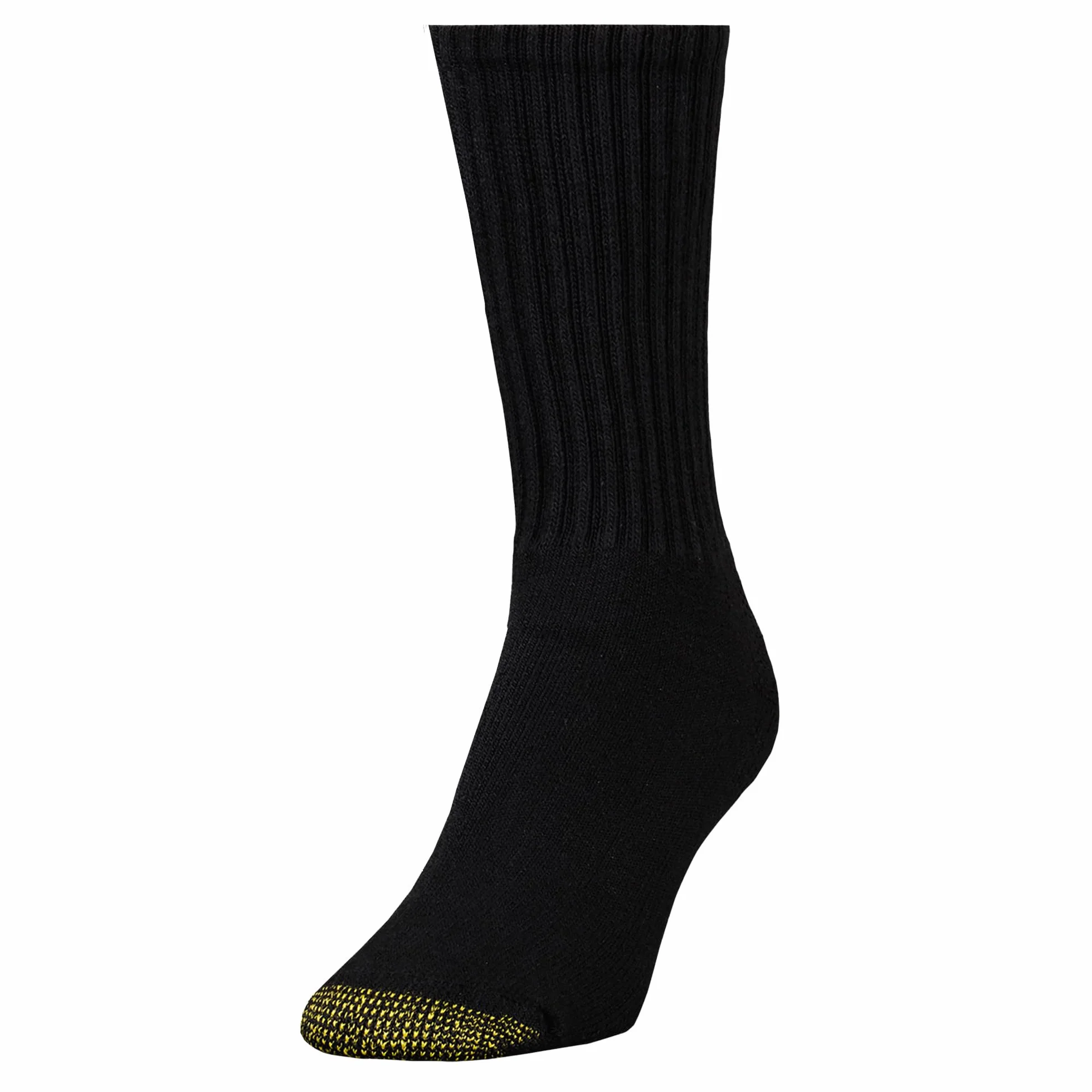 GOLDTOE Skarpety damskie Ultra Tec Crew 3-pak, Czarny, Medium
