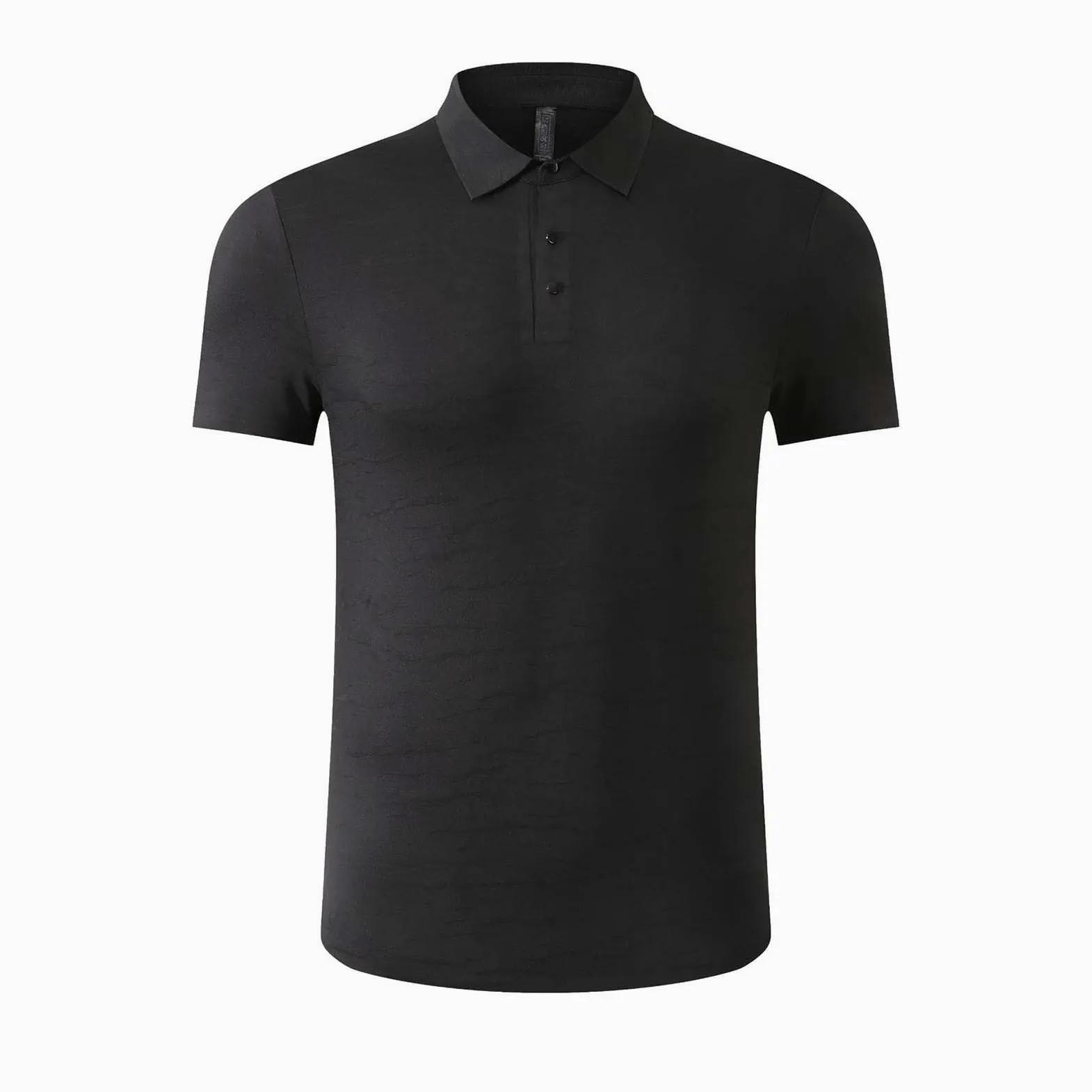 Męska koszulka polo top z krótkim rękawem szybkoschnąca oddychająca bezszwowa lekka koszulka na co dzień moda jednolity kolor dopasowany krój odzież do golfa tenisa biura pracy podróży lato odzież na