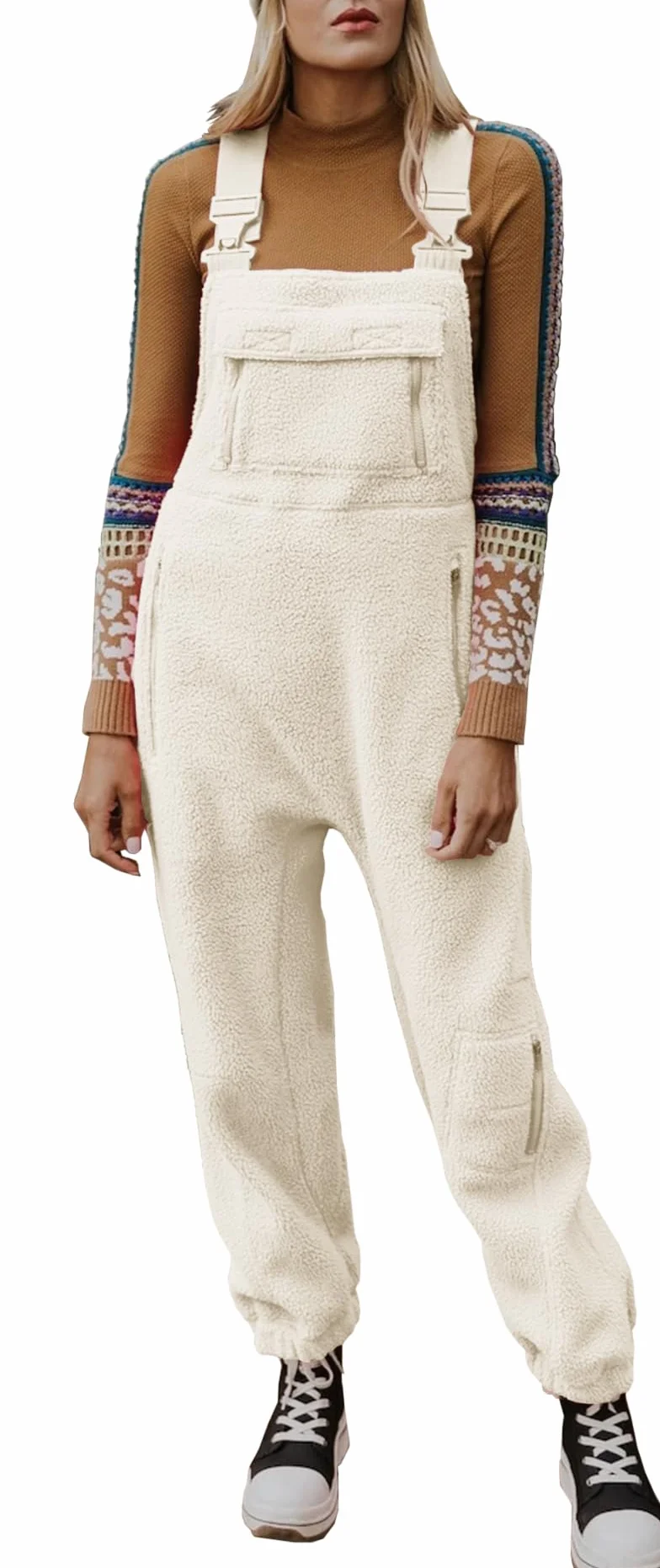 Ebifin Nowoczesny Kobiety Ebifin Fleece Overalls