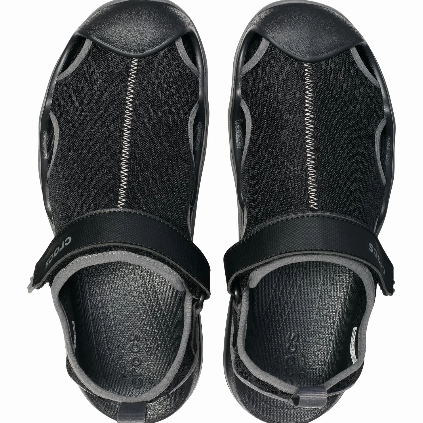 Crocs Męskie sandały Swiftwater Mesh Deck z zamkniętymi palcami