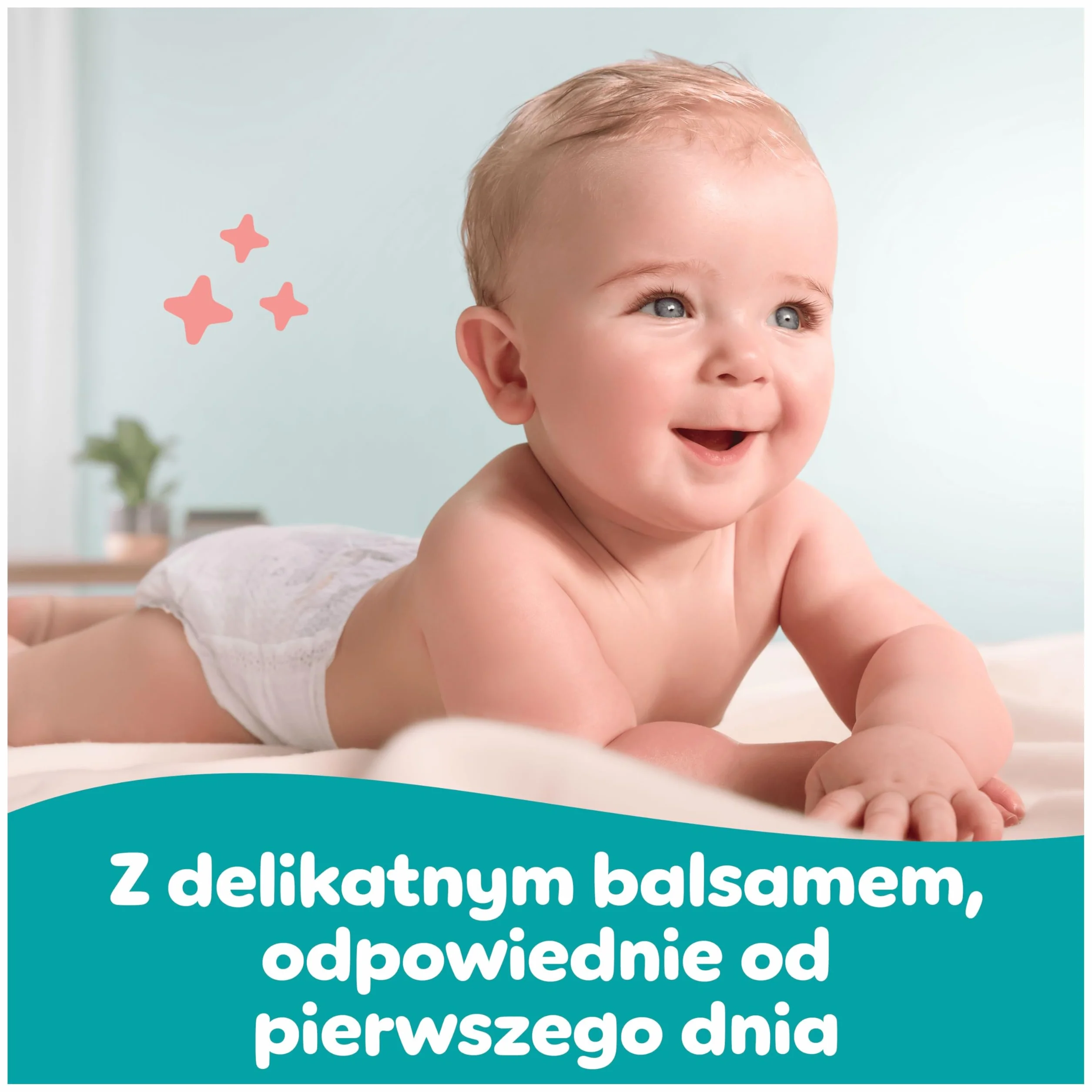 Pampers Sensitive Chusteczki nawilżane dla dzieci, 6 opakowania po 80 chusteczek = 480 chusteczek, bezzapachowe, do delikatnego oczyszczania