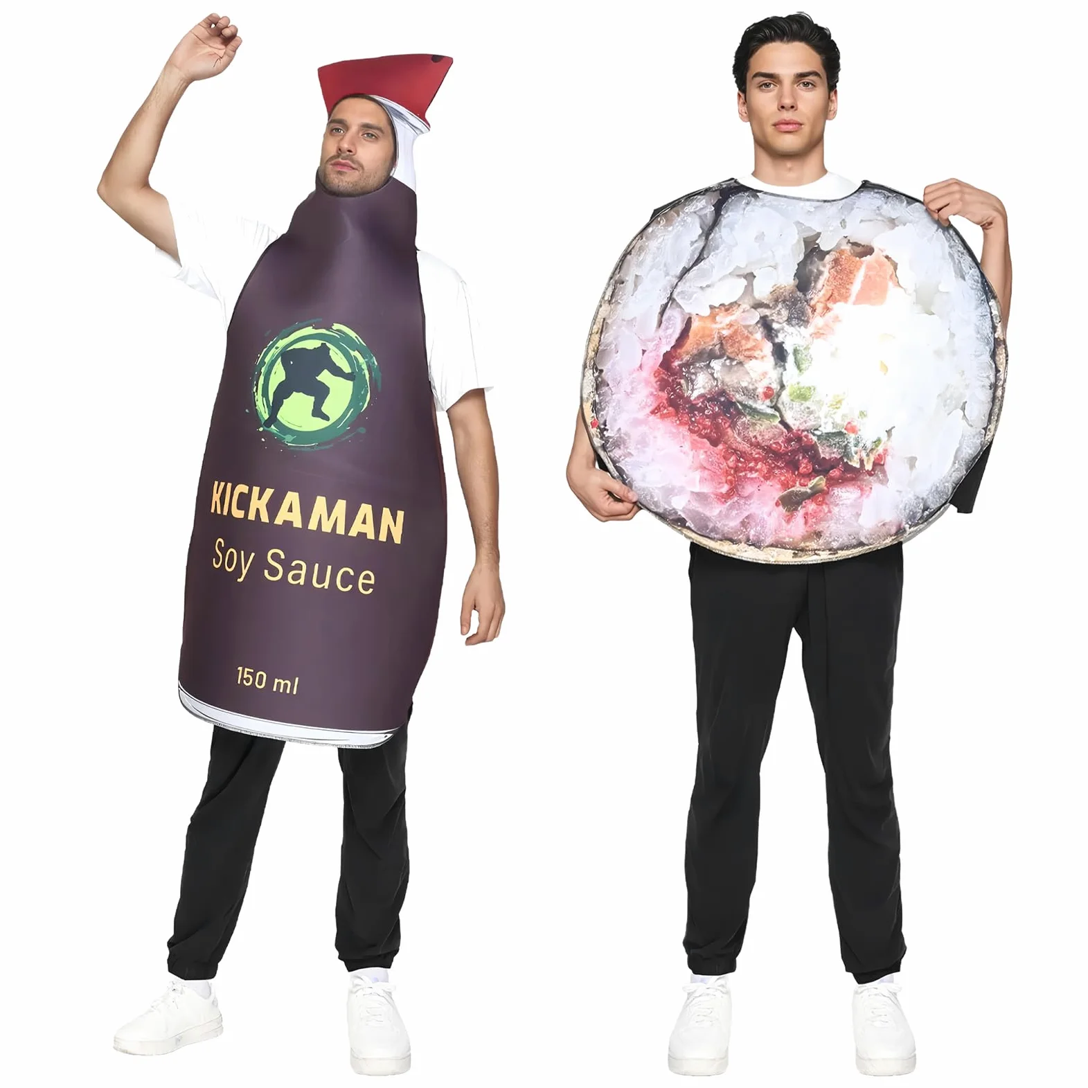 Kostium Cosplay Sushi - Japo?skie Jedzenie Tematyczne Kostiumy Fancy Dress,Wygodne Przebranie Dla Pary Festiwale Karnawa? Bo?e Narodzenie Halloween