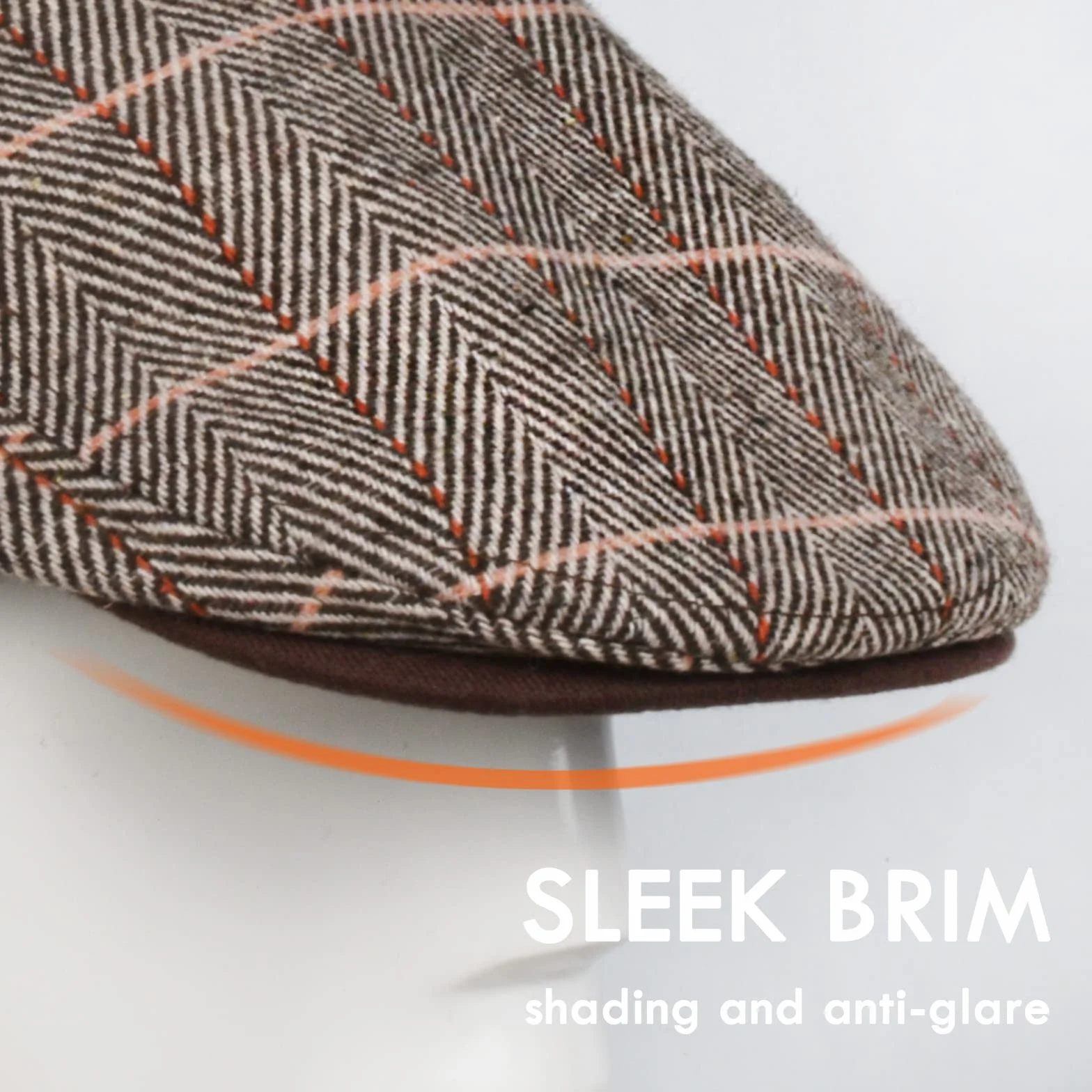 Tweed Newsboy Cap Męska Regulowana 55-59CM Jesień Zimę 3 Kolory