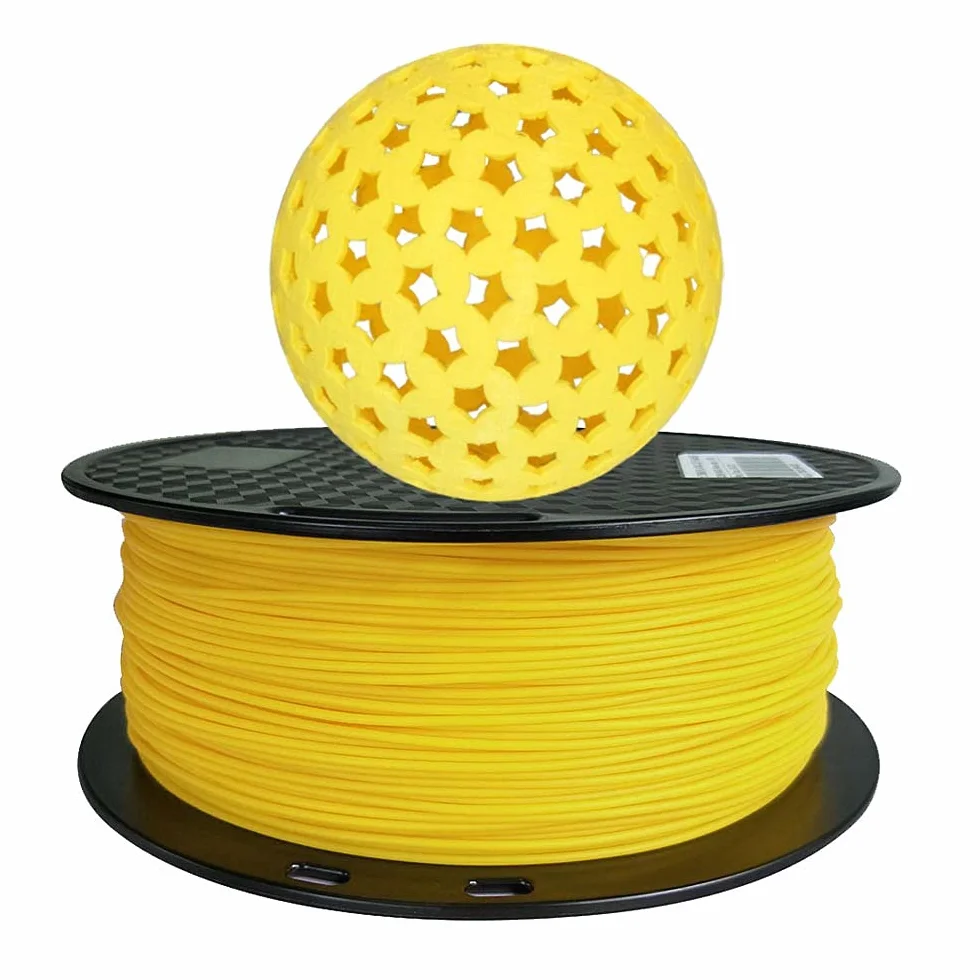 PLA Max (PLA+) żółty filament PLA 1,75 mm 1 kg Filament do drukowania 3D w szpuli 1 kg grubość materiału drukarki 3D niż PLA Pro Plus filament CC3D żółty kolor