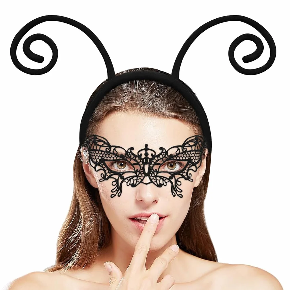 Kostium damski z motylem skrzydła maska peleryna szal na Halloween Cosplay