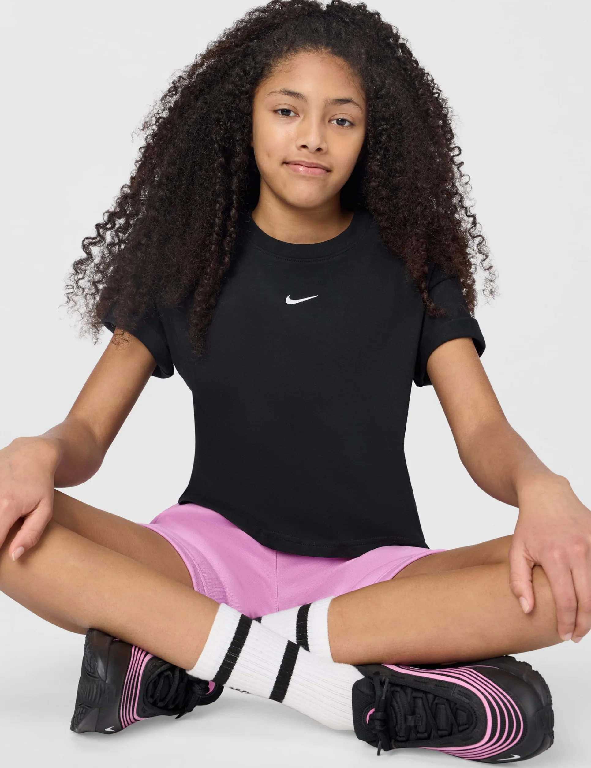 Nike Dziewczęca G NSW Tee Boxy Essntl Lbr Shirt