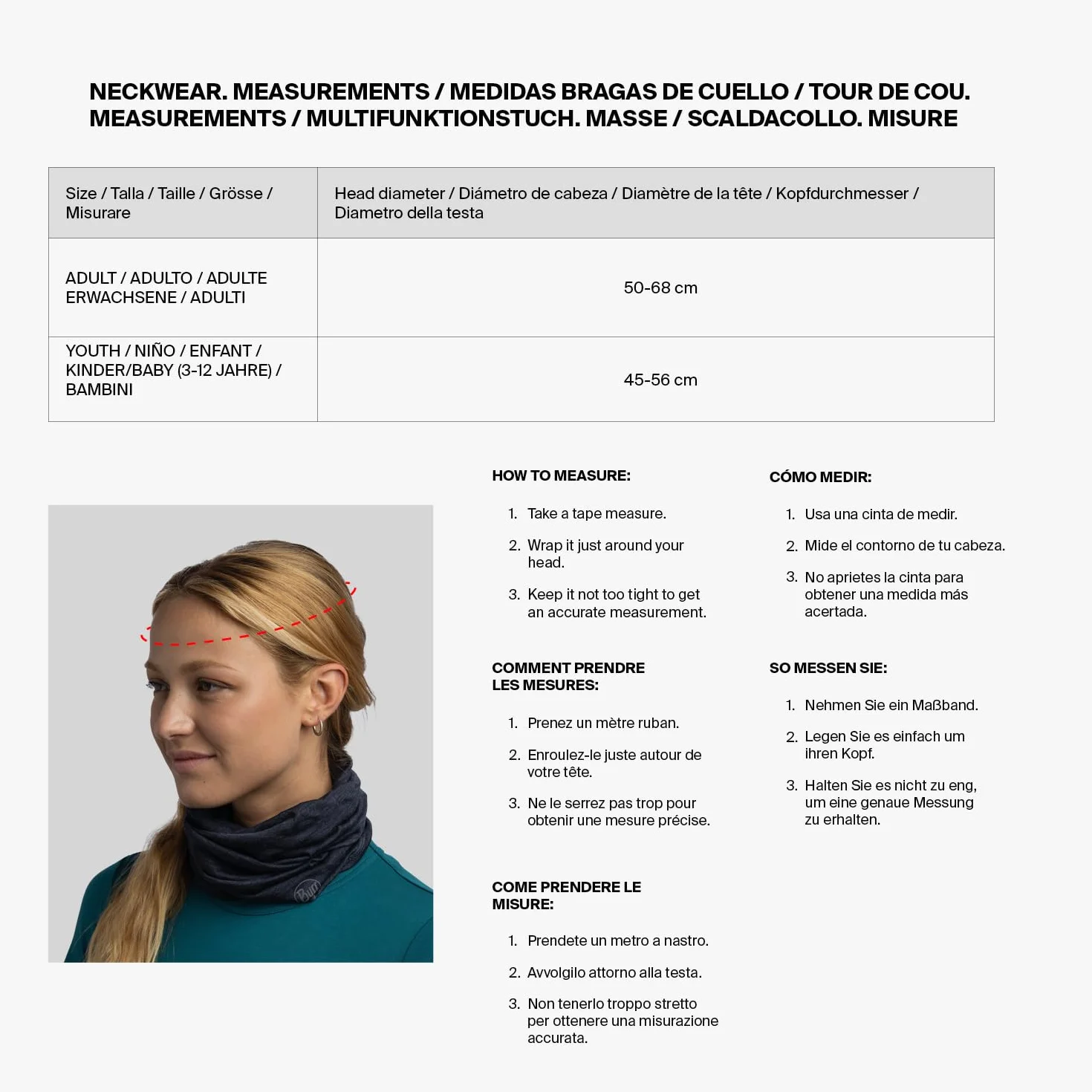 BUFF CoolNet UV® Multi unisex rozmiar jednoczęściowy dla dorosłych, wielobarwny, rozmiar uniwersalny
