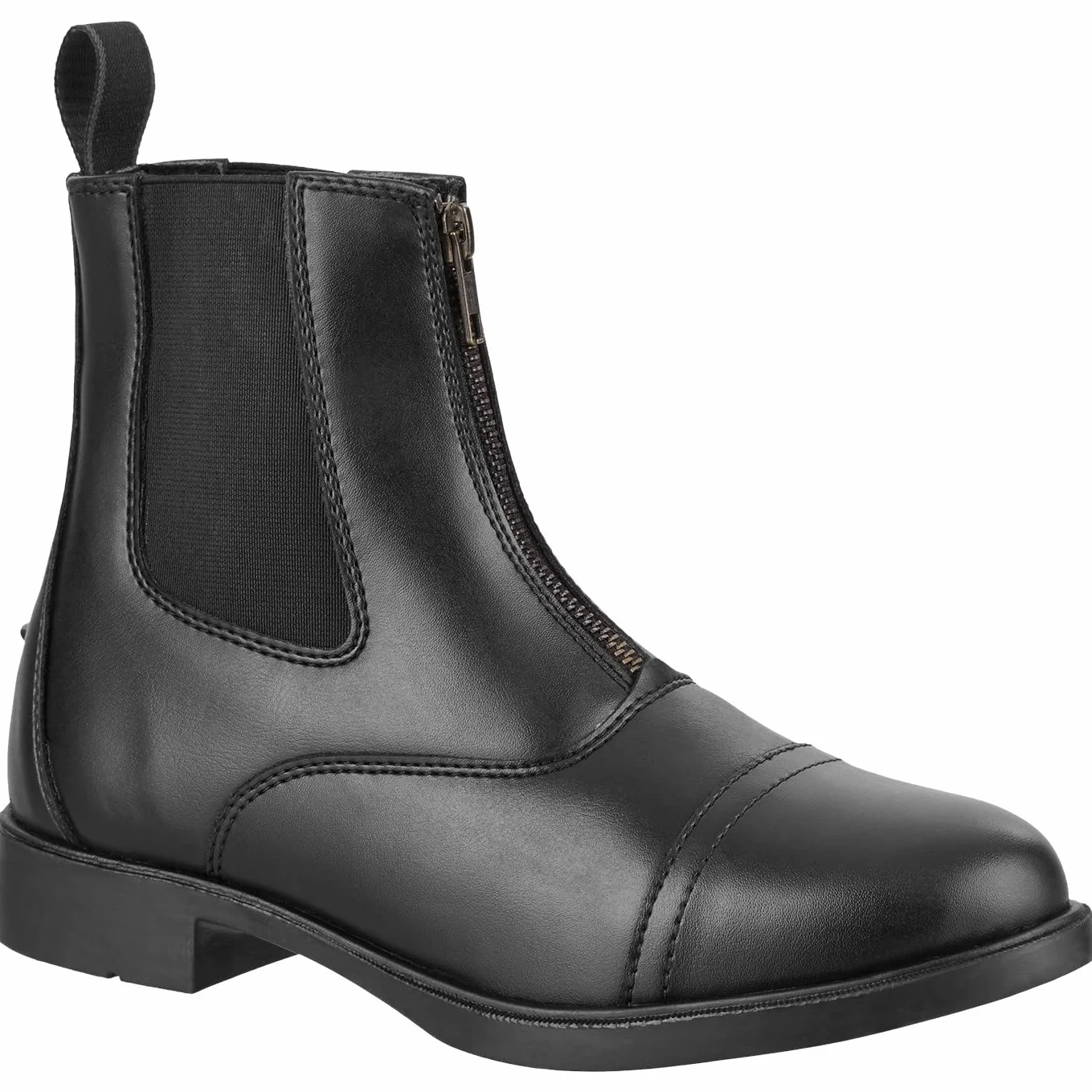 COMPANION FZ RL24 Jodhpur buty do jazdy konnej sztuczna skóra czarny 38 EU