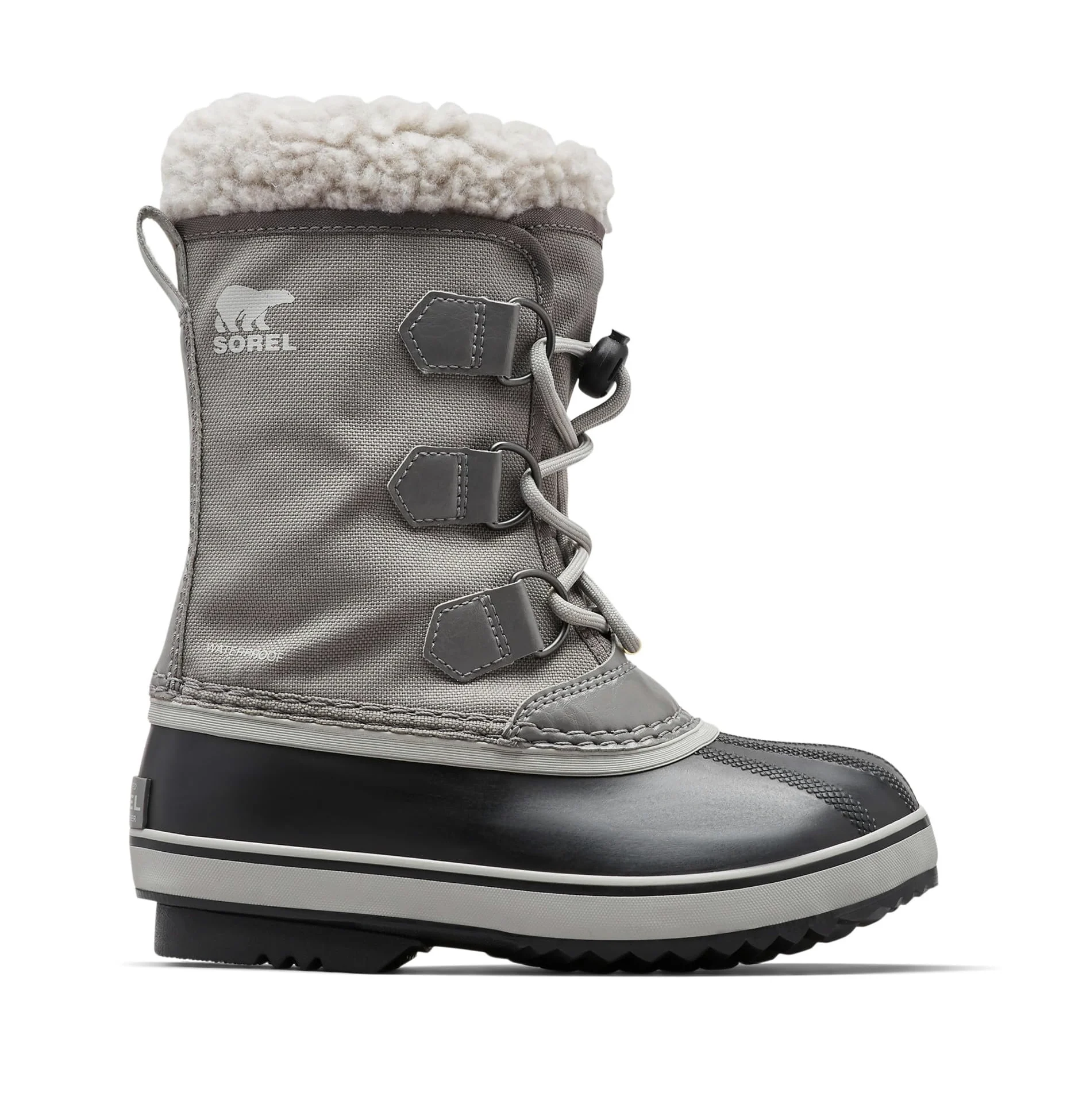 Sorel Yoot Pac Nylon WP Dziecięce śniegowce, szary (Quarry, Dove), 39 EU