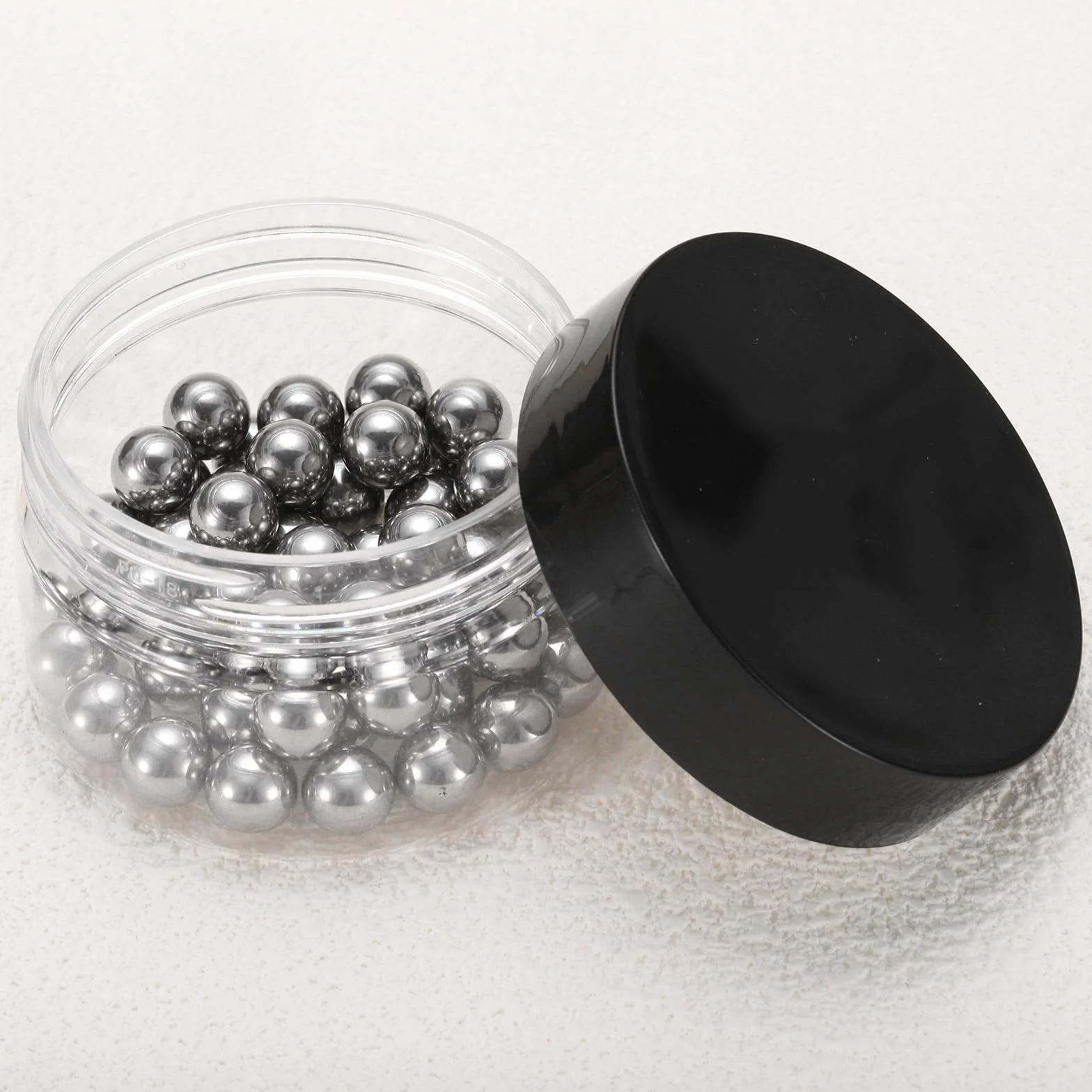 QUARKZMAN 50 szt. chromowane stalowe kulki łożyskowe 10 mm precyzyjne kulki, mini kulki łożyskowe, G100