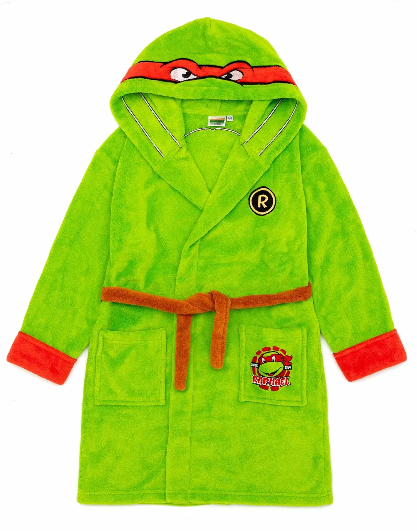 Teenage Mutant Ninja Turtles Chłopięca Zielona Szlafrok z Kapturem | Przemień się w Bohatera z Tą Szatą Kąpielową | Idealna na Ekscytujące Wieczory Gry i Komfort | Szlafrok Kostiumowy TMNT