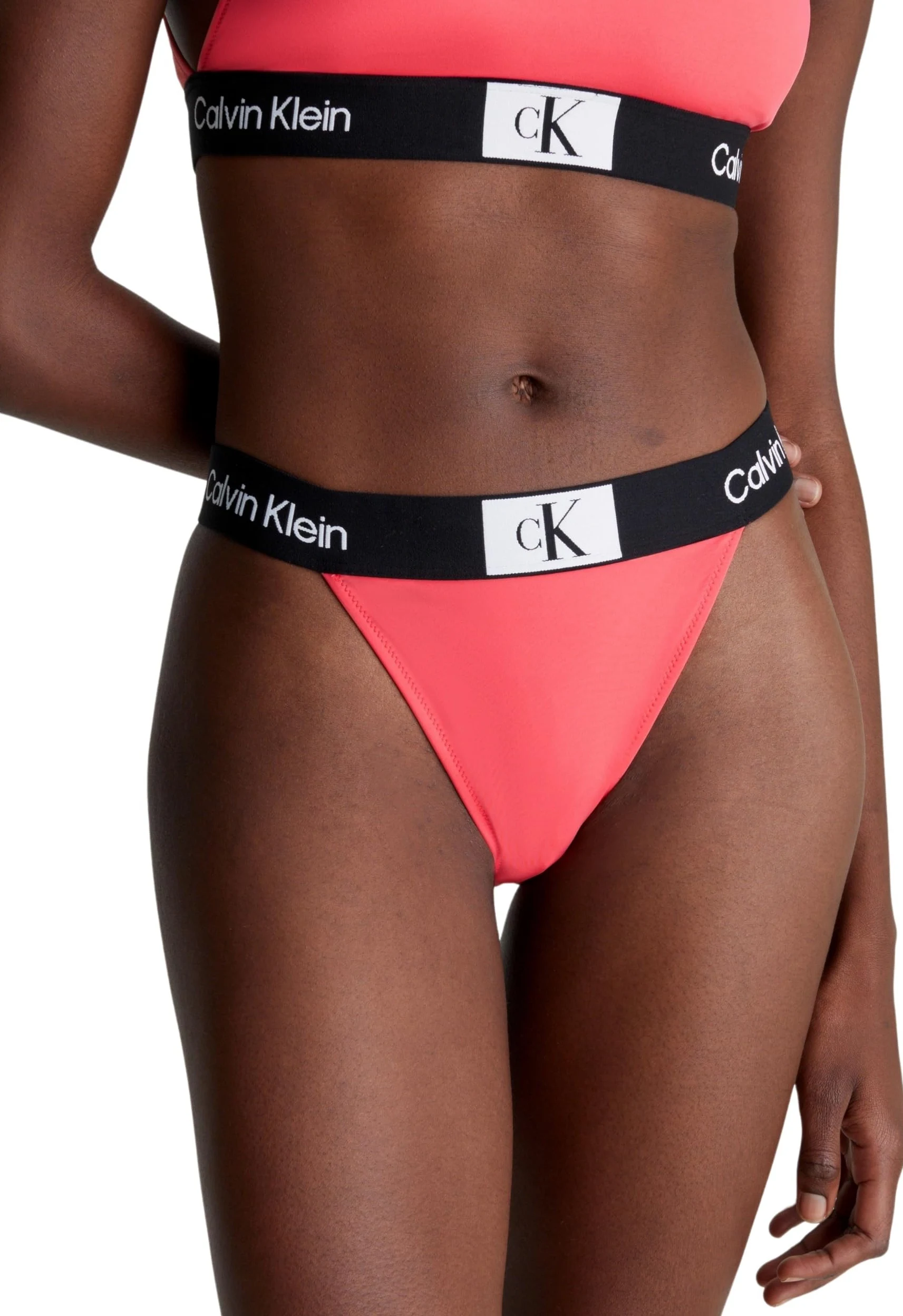 Calvin Klein Pływanie bikini Kobiety Bezczelne Bikini Z Wysokim Stanem