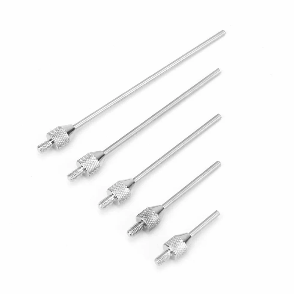 Czujnik zegarowy D1,5mm z głowicą pomiarową i dźwignią sondy, Wskaźnik testowy z tarczą igłową zestaw 5 sztuk, Precyzyjny miernik przemysłowy warsztatowy do pomiarów