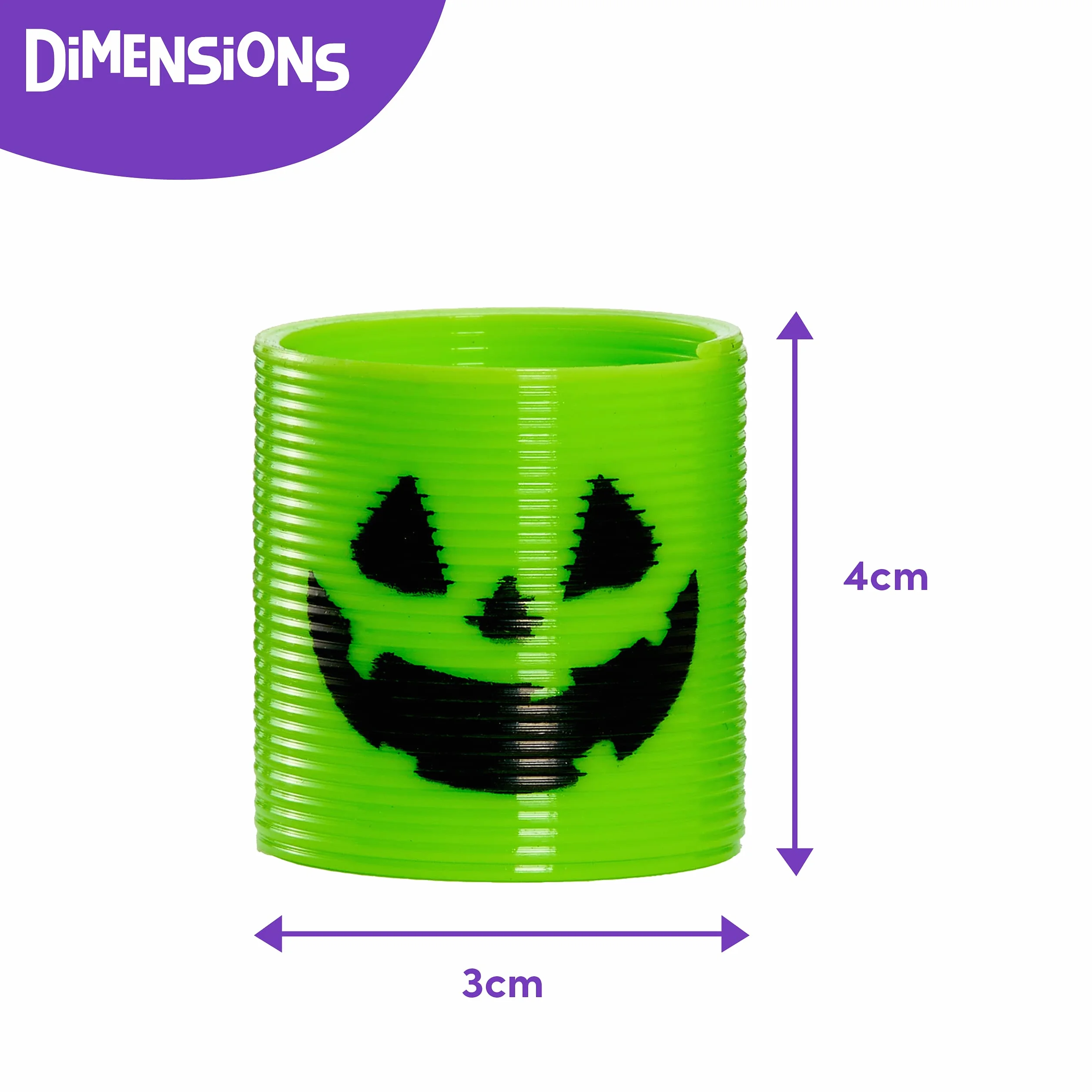 The Twiddlers - 36 Mini Halloween Magic Springs, Trick or Treat Party Toys Bag Fillers, Kids Game Prizes & Gifts
