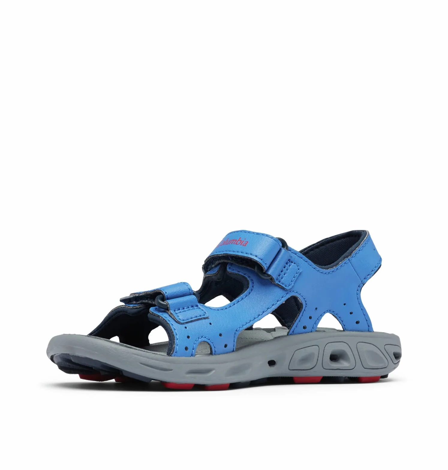 Columbia Childrens Techsun Vent sandały trekkingowe dla dzieci, Niebieski Stormy Blue X Mountain Red, 37 EU