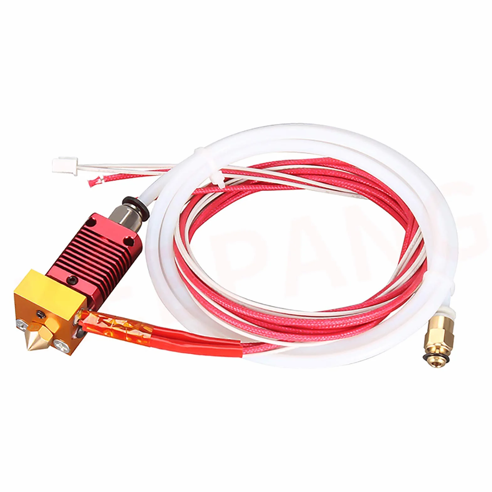 Drukarka 3D MK8 zestaw Hotend wytłaczarka zmontowany zestaw dyszy 0,4 mm, 24 V 40 W głowica do drukarki 3D Alfawise U20 U30 Creality Ender 3 Ender 3 Pro z aluminiowym blokiem grzewczym, 1,75 mm