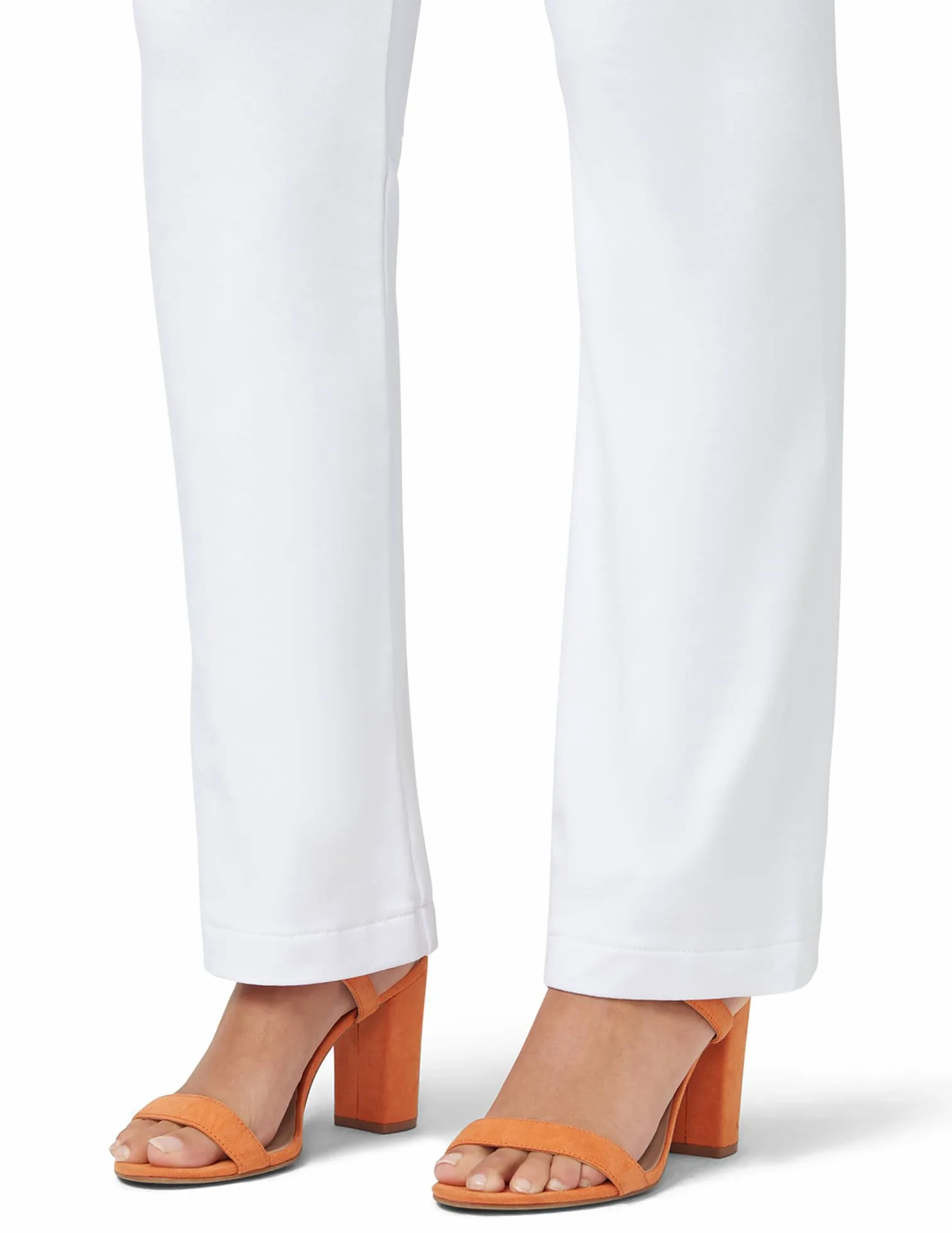 HUE Super Soft Stretch High Rise Straight Leg Denim Leggings, Jeggings With No Side Seams - Leginsy Kobiety