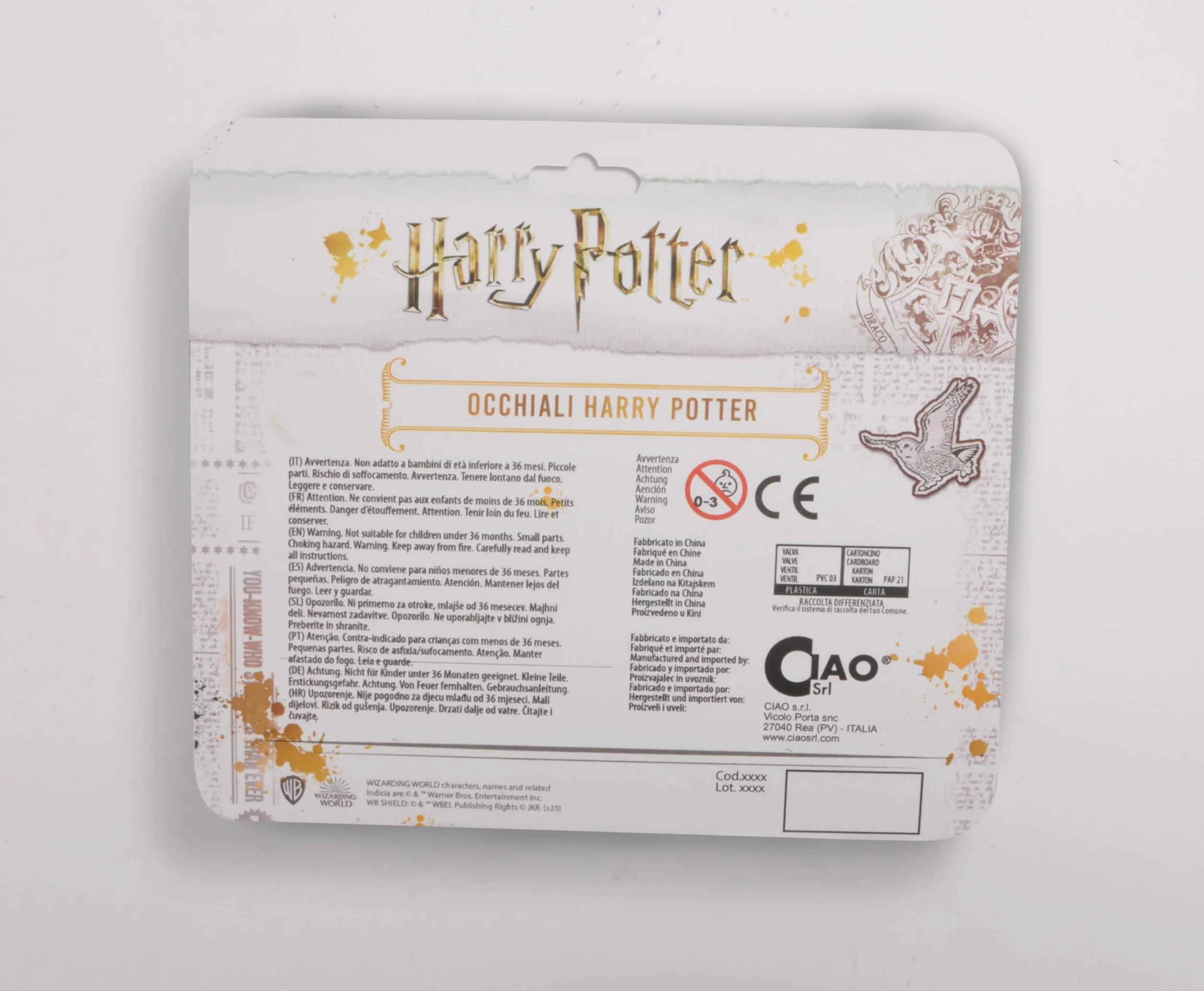 Harry Potter round glasses (no lenses) official Wizarding World
