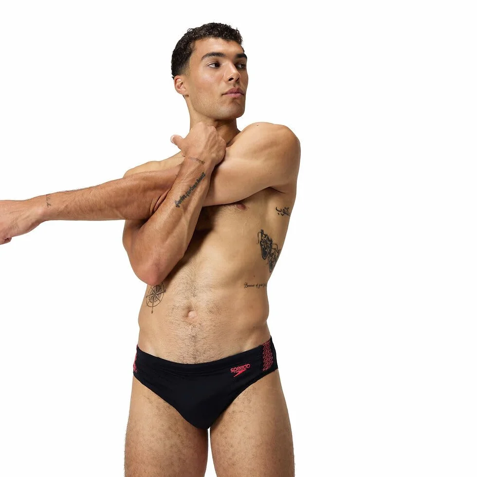 Speedo Krótkie Mężczyźni Hyperboom Splice Briefs |Quick Drying | Training | Fitness | Chlorine Resistant