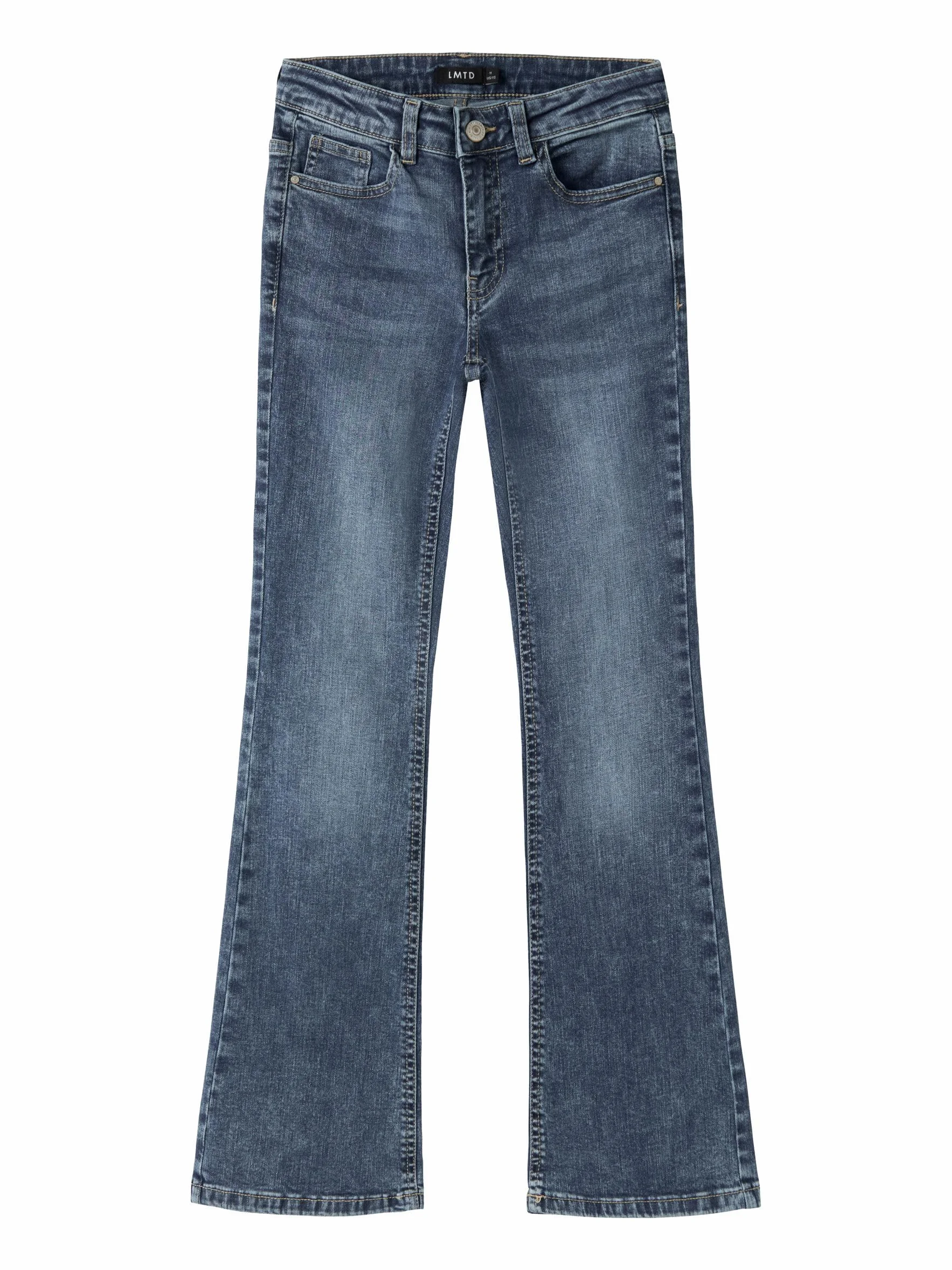 Lmtd Nlfbli Dnm Lw S Flared Pant Noos - Nlfbli Dnm Lw S Flared Pant Noos Kobiety