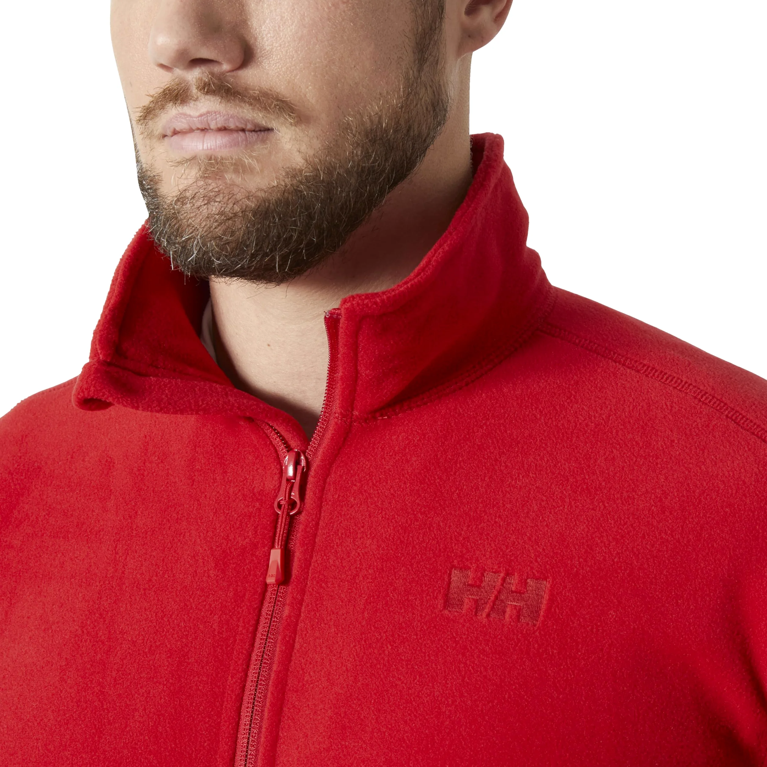 Helly Hansen Mens Daybreaker Fleece Jacket, Red, 2XL