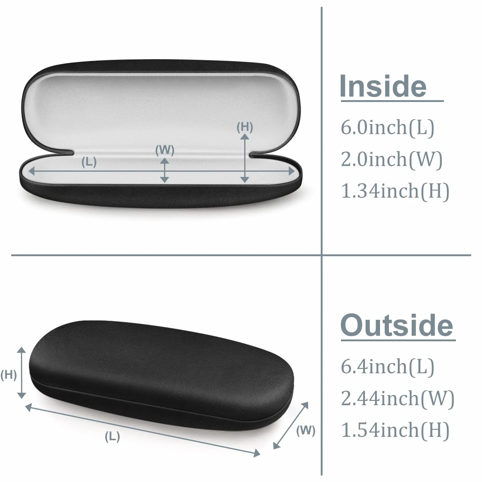 FINTIE etui na okulary Uniseks Twarde etui na okulary