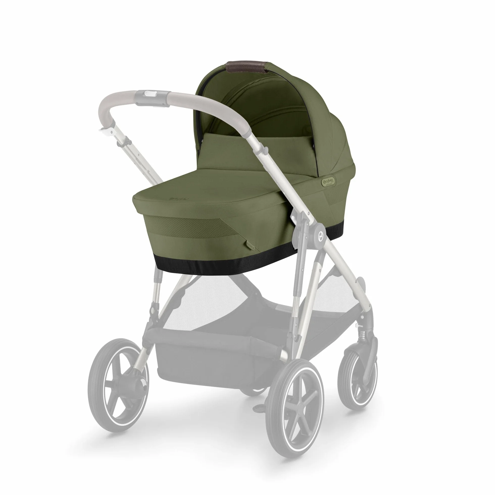 CYBEX Gold Gondola do łóżeczka GAZELLE S, Od urodzenia do ok. 6 miesięcy (max. 9 kg), Dla CYBEX Gazelle S i e-Gazelle S, Moss Green