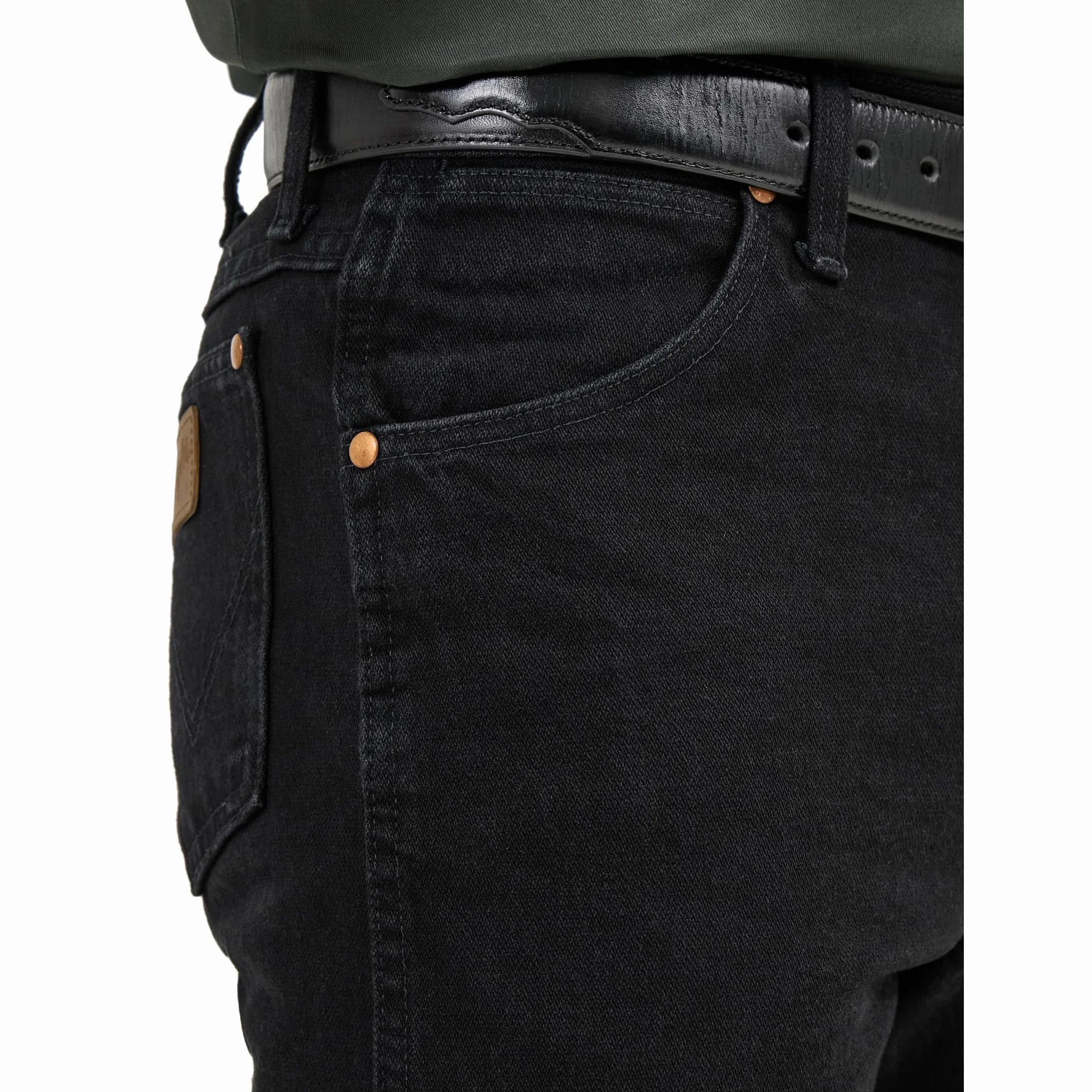Wrangler 13MWZ Dżinsy Męskie Regular Bootcut Fit Prosta Nogawka