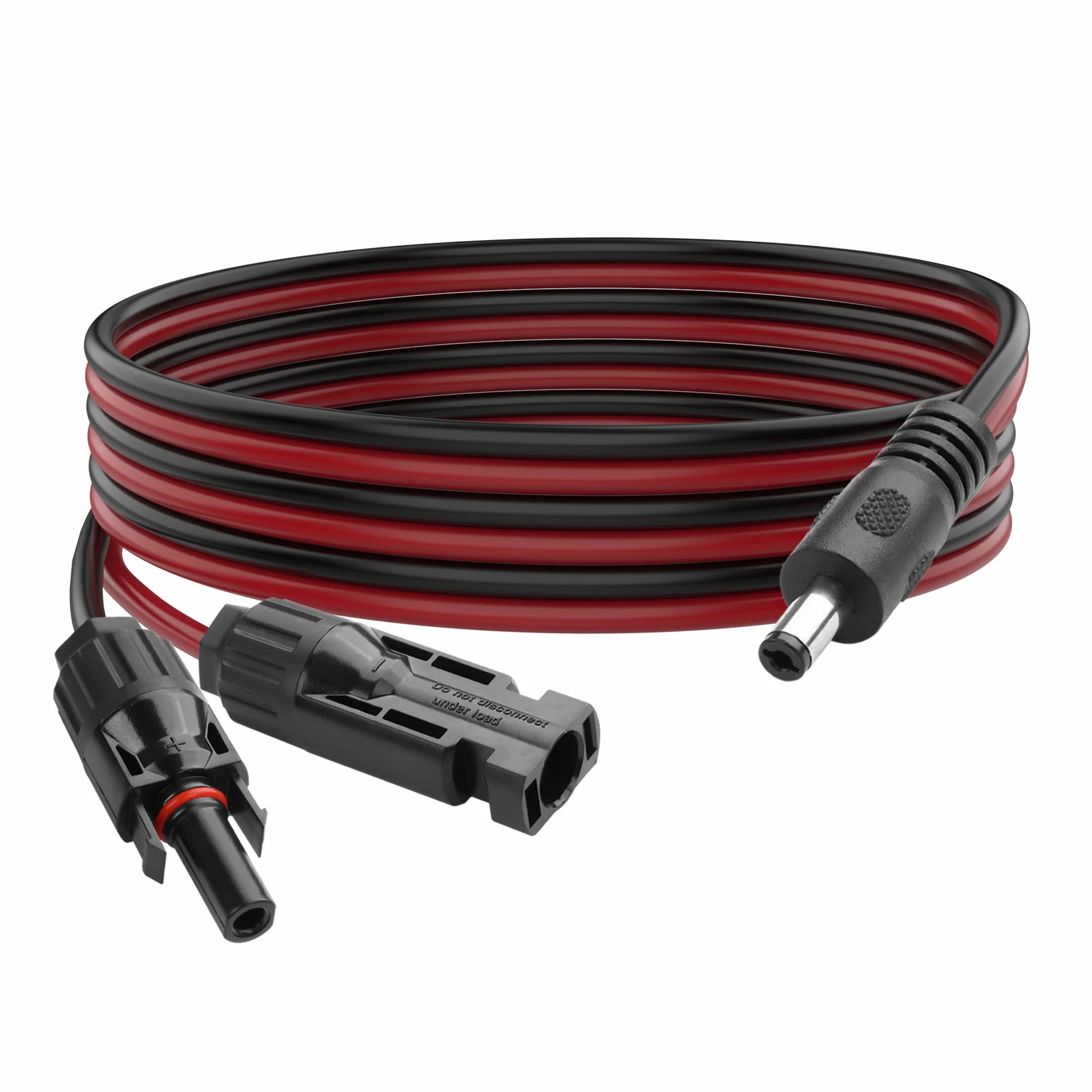 YACSEJAO Złącze panelu słonecznego do DC 5,5 x 2,1 mm, kabel przedłużający Power Extension, 16 AWG, panel słoneczny do kabla do ładowania DC, ładowarka do paneli słonecznych i przenośnego generatora